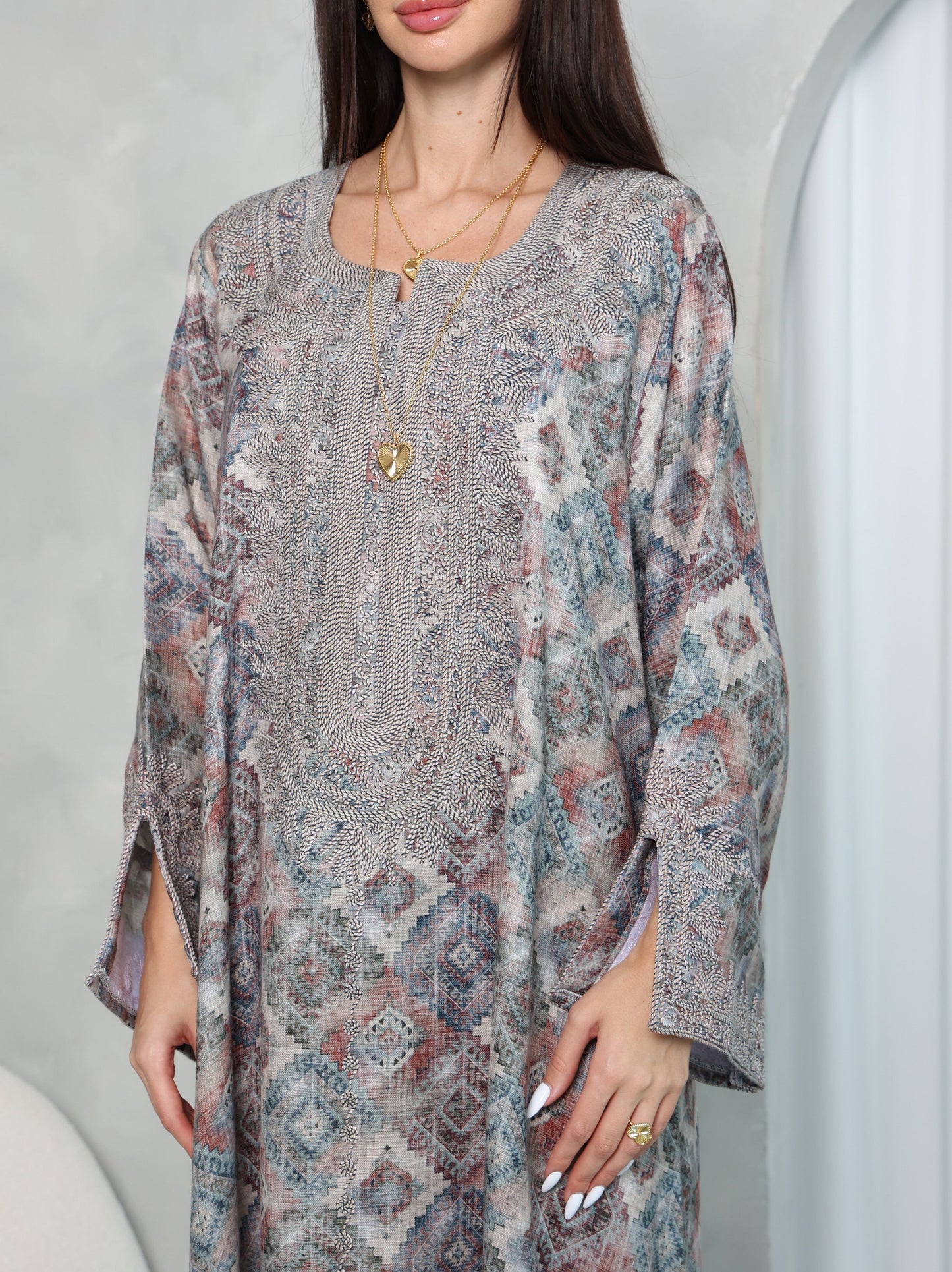 Slate Diamond Kaftan