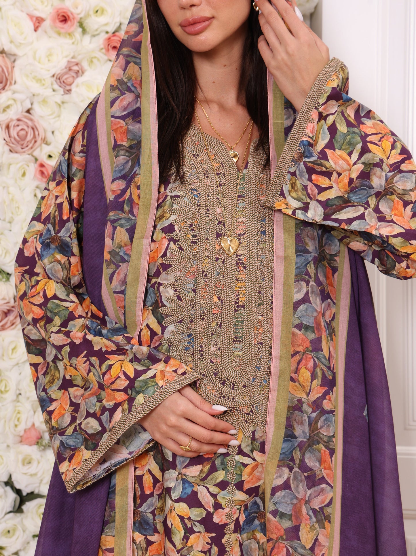 Violet Orchard Kaftan