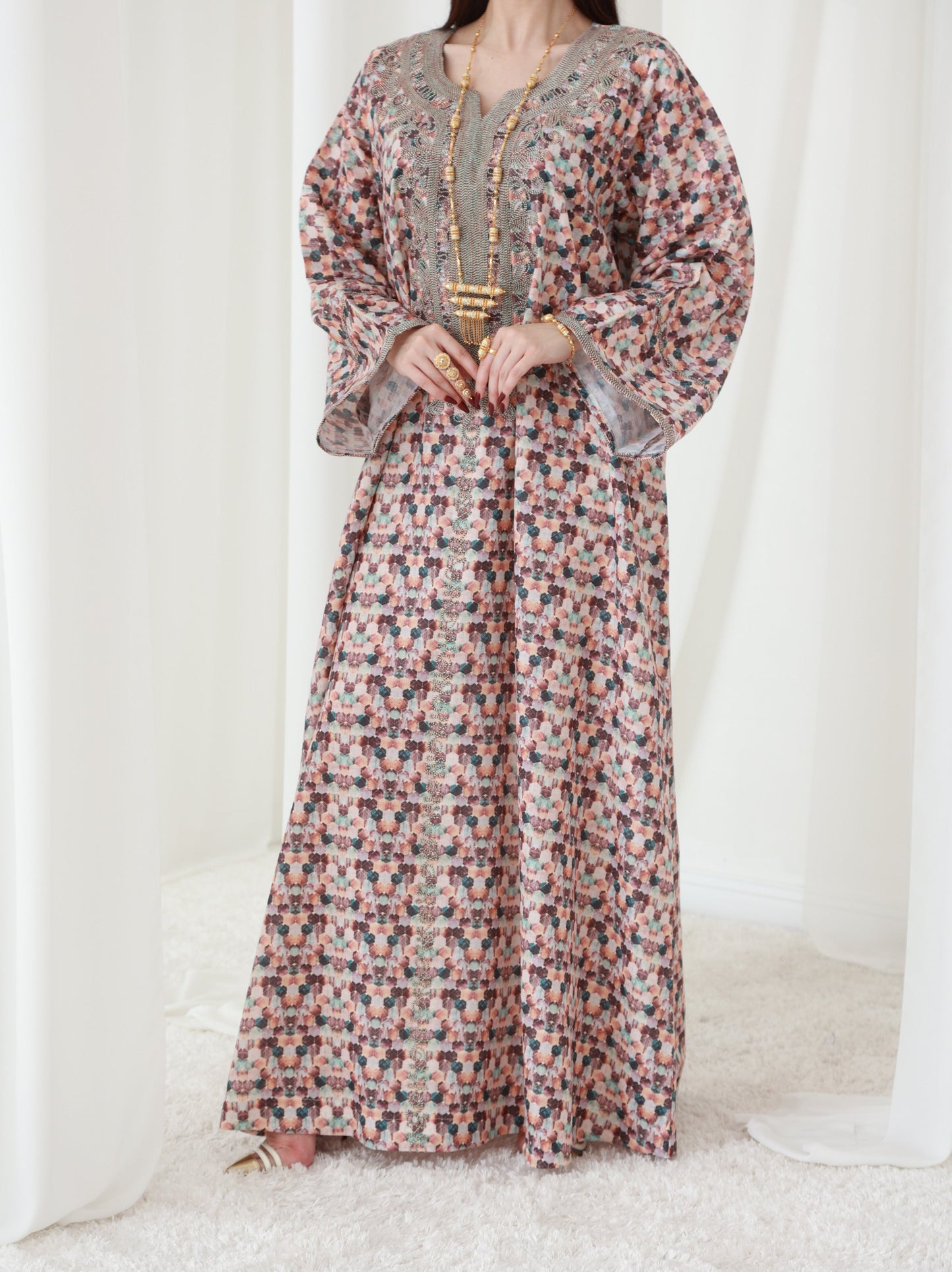 Blush Meadow Delight Dress
