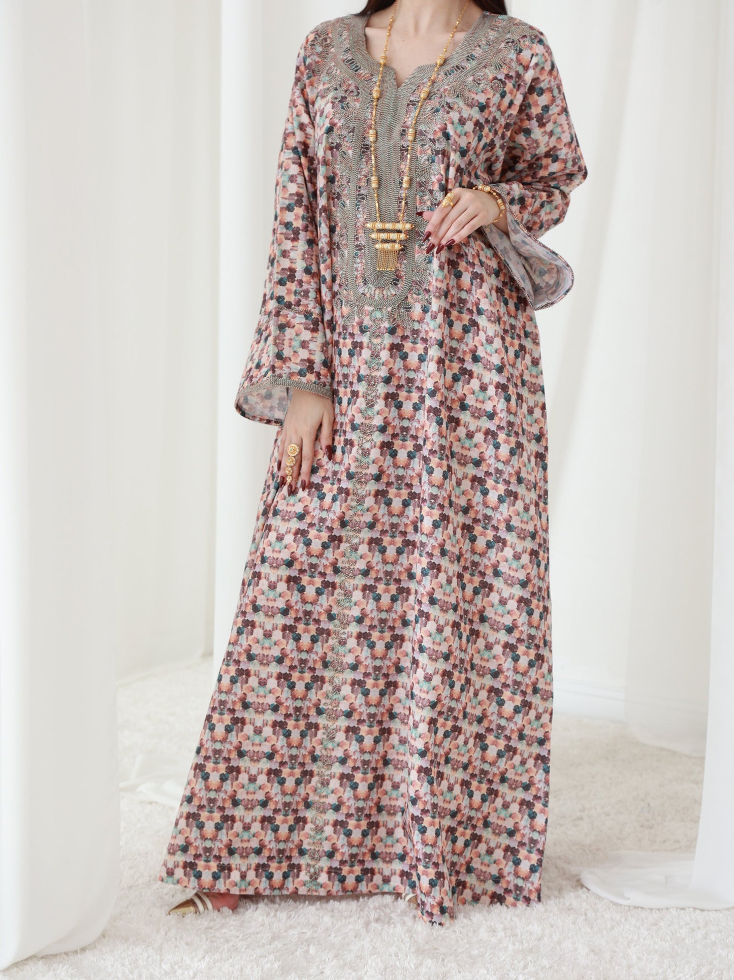 Blush Meadow Delight Dress