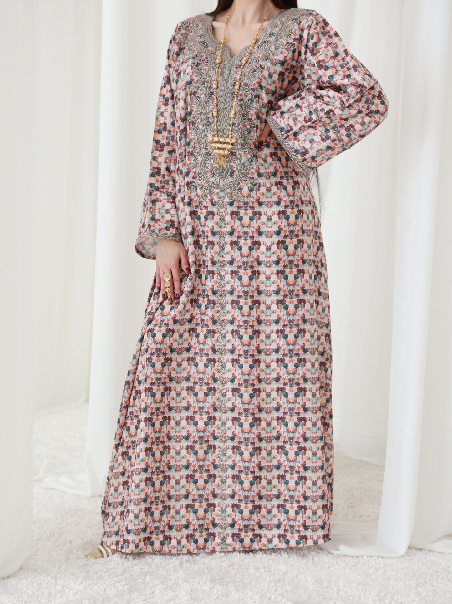 Blush Meadow Delight Dress