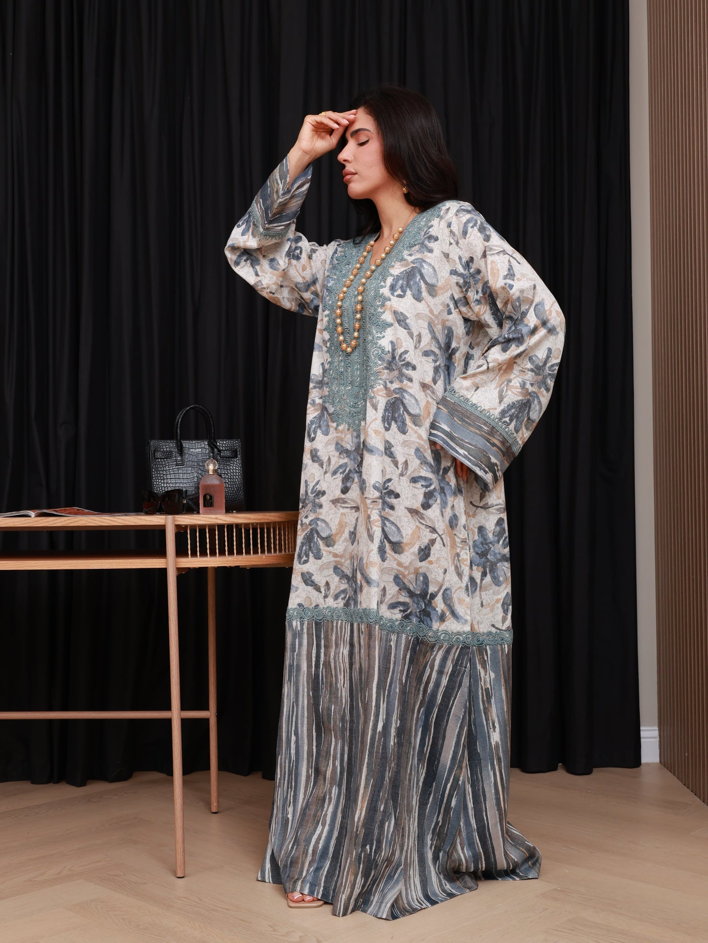 Olive Mist Kaftan
