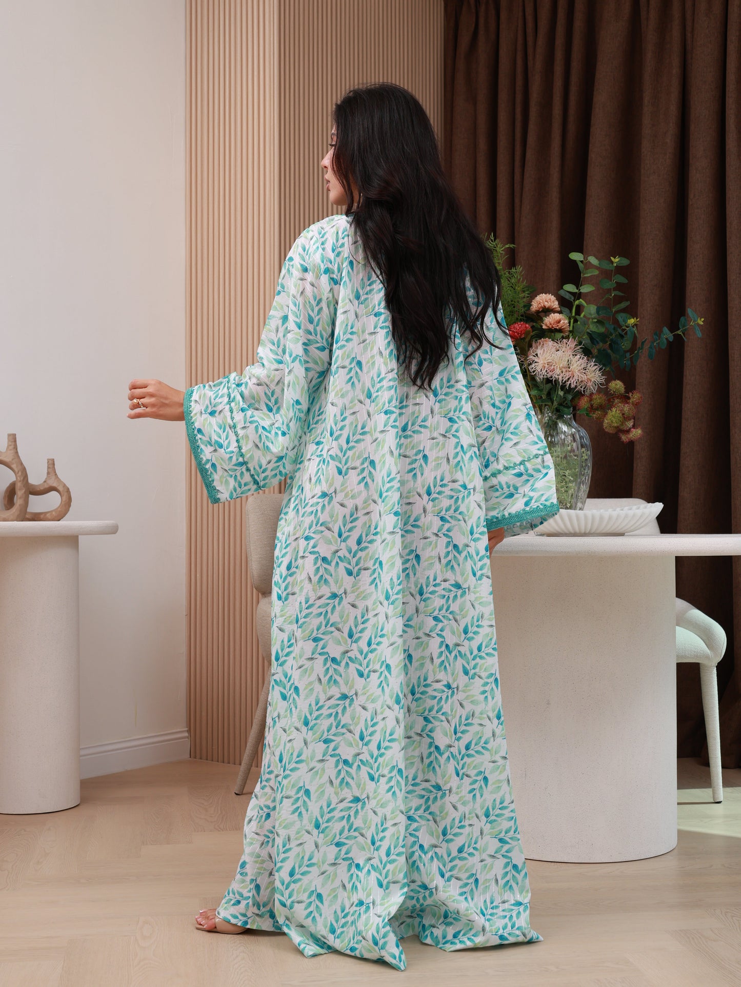 Seafoam Whisper Kaftan