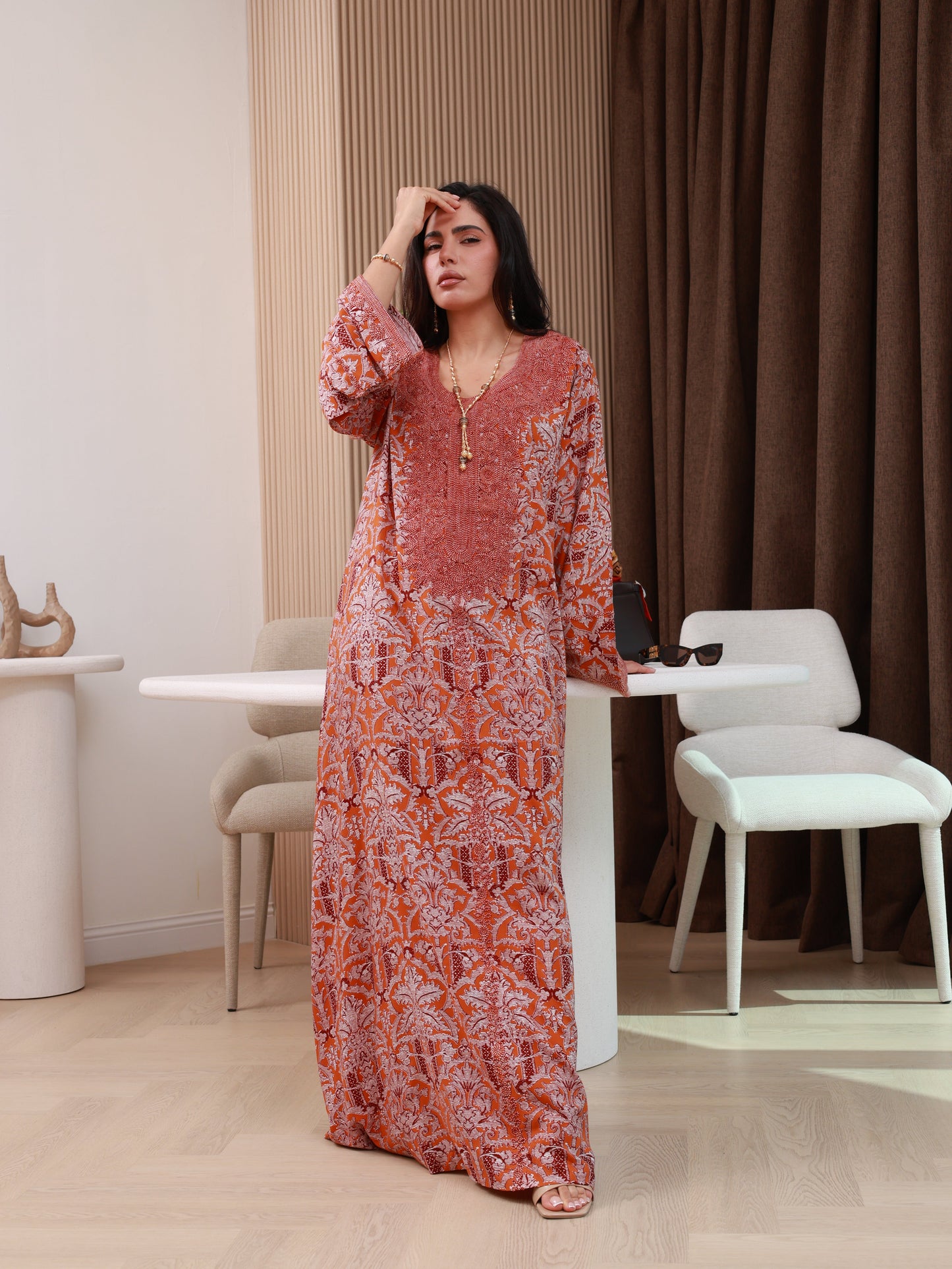 Ember Bloom Kaftan
