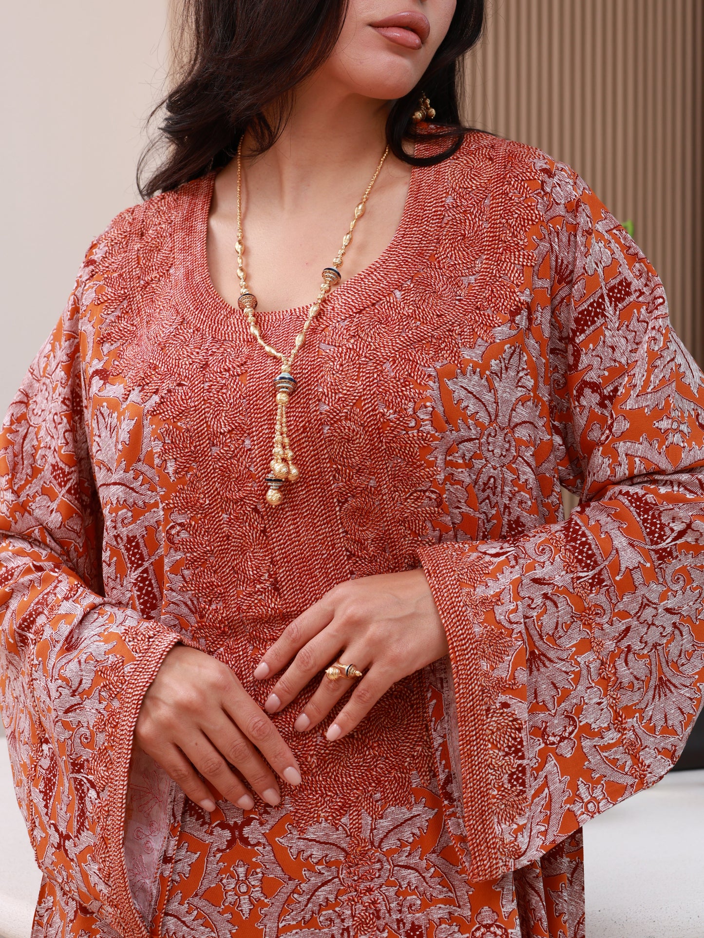 Ember Bloom Kaftan