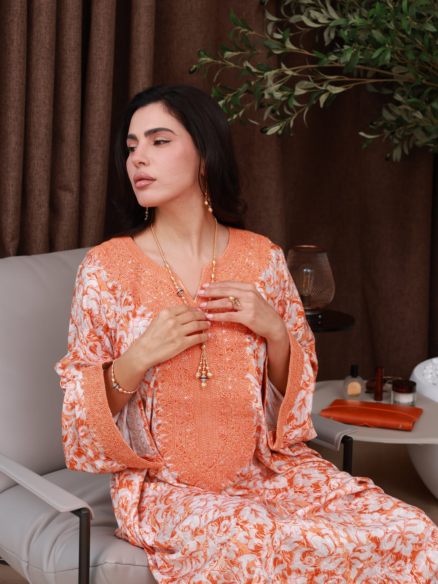 Citrus Glow Kaftan