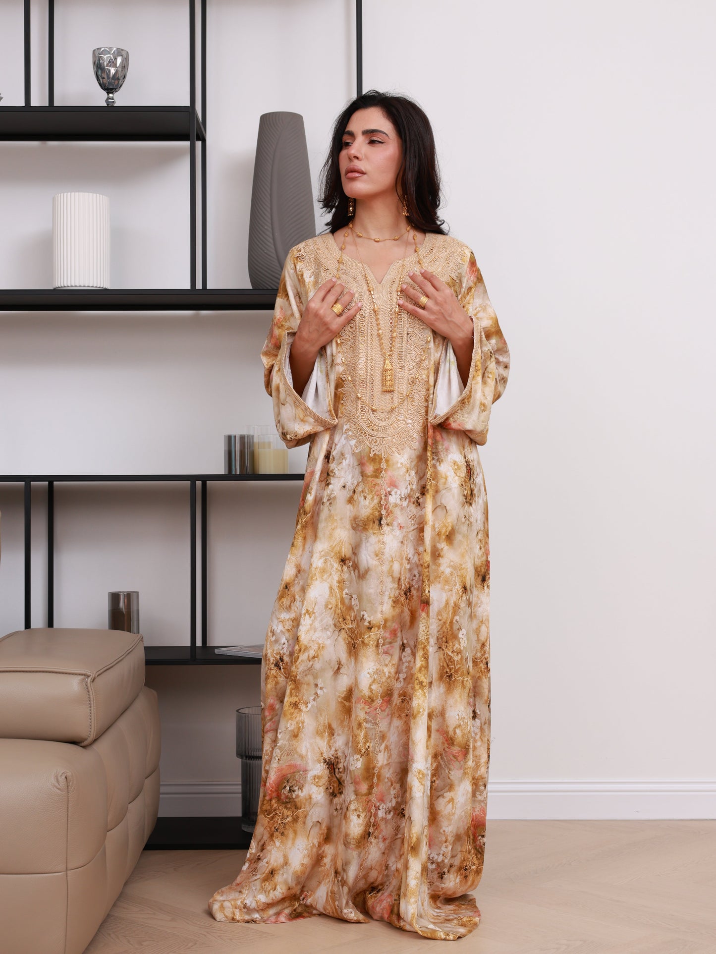 Golden Aura Kaftan