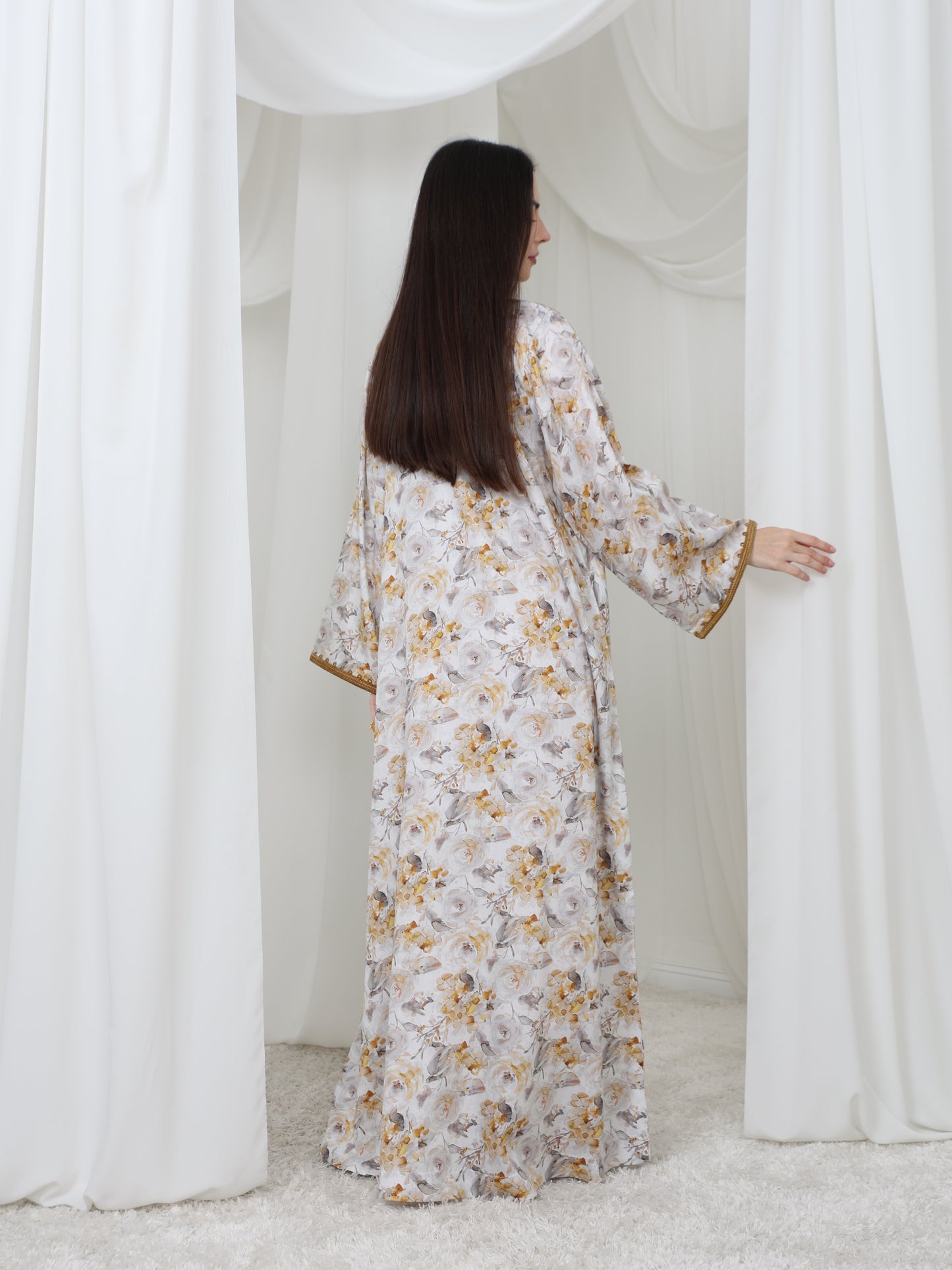 Golden Blossom Kaftan