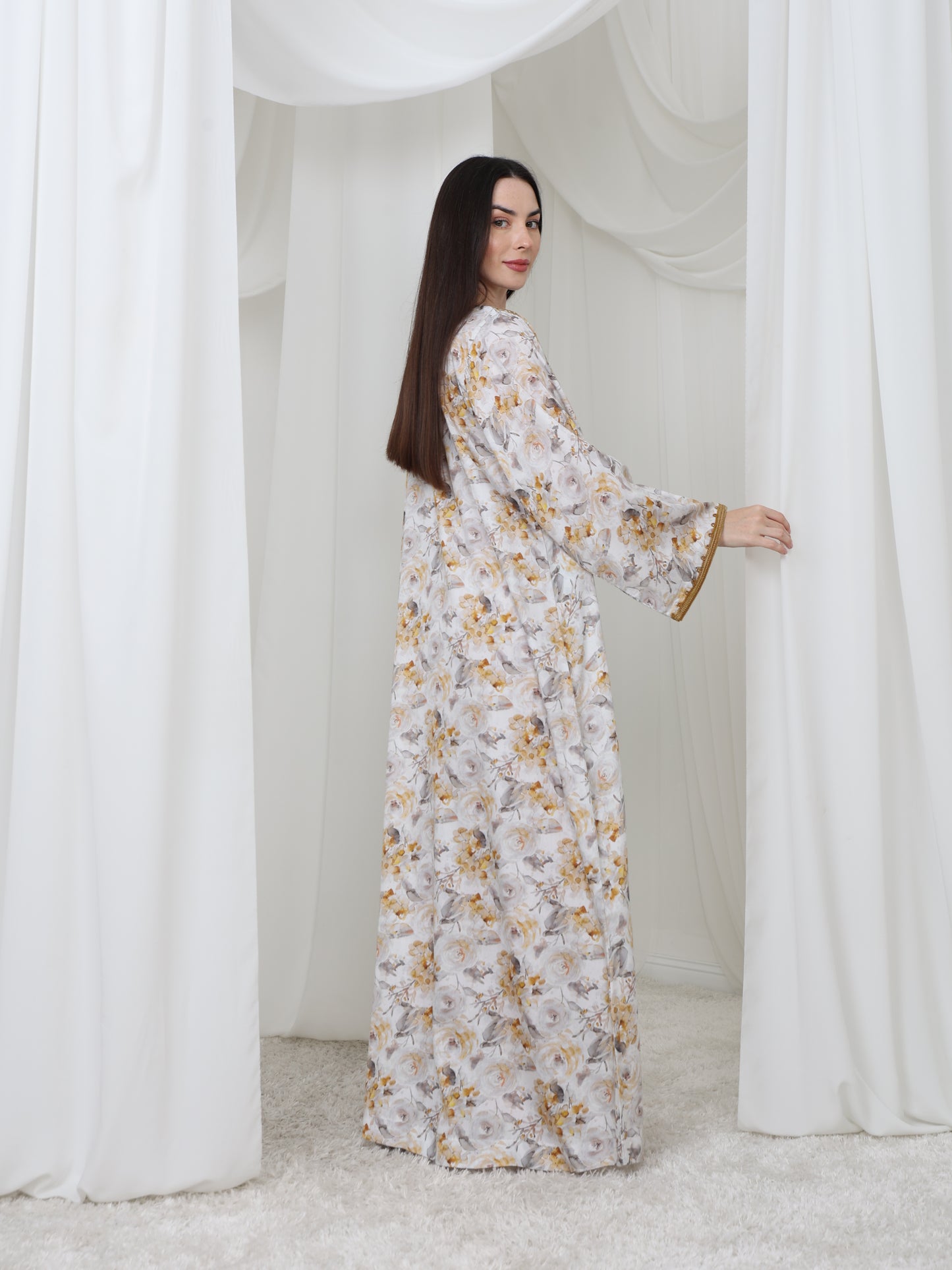 Golden Blossom Kaftan