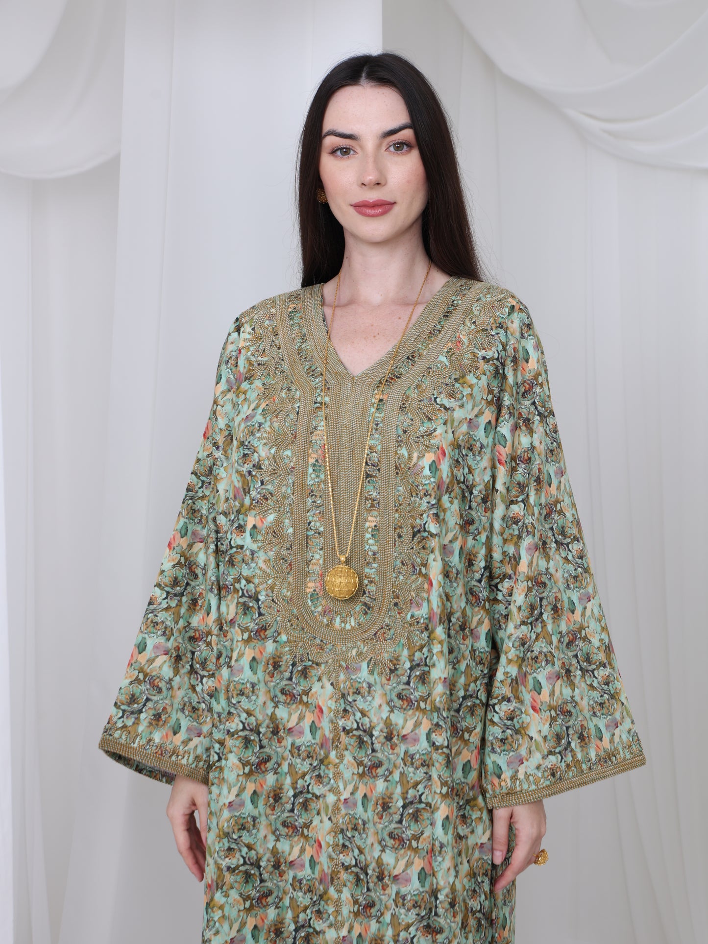 Olive Meadow Kaftan