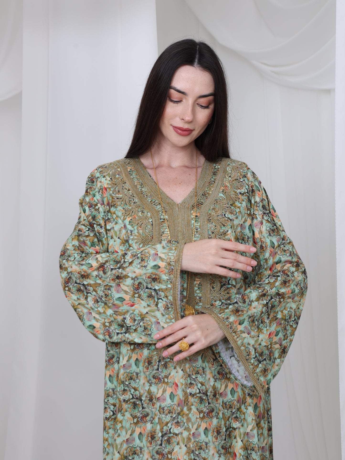 Olive Meadow Kaftan