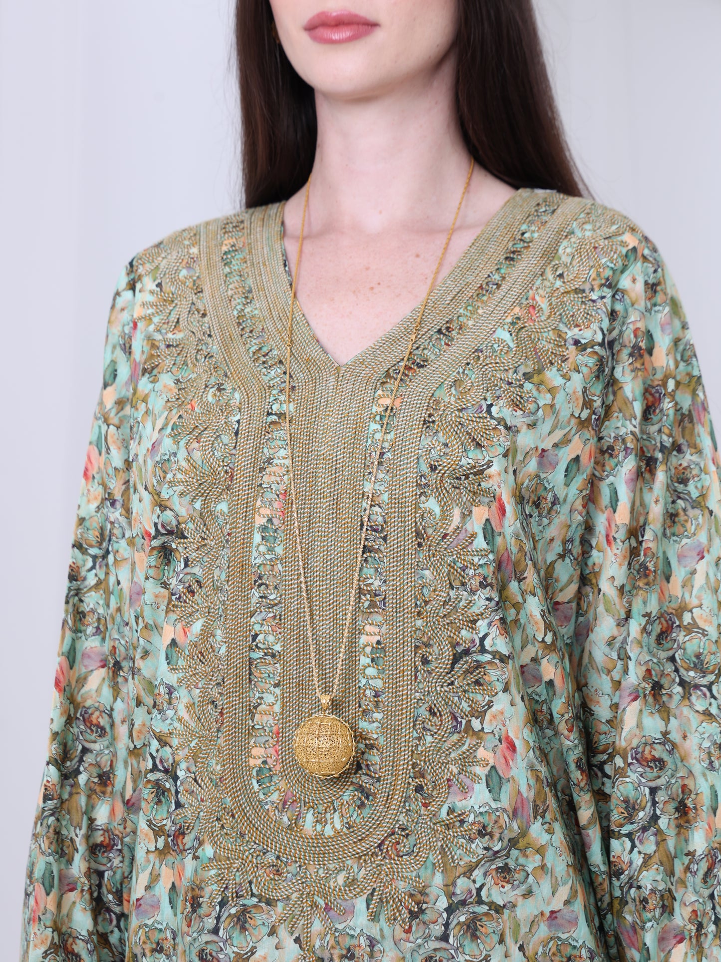 Olive Meadow Kaftan