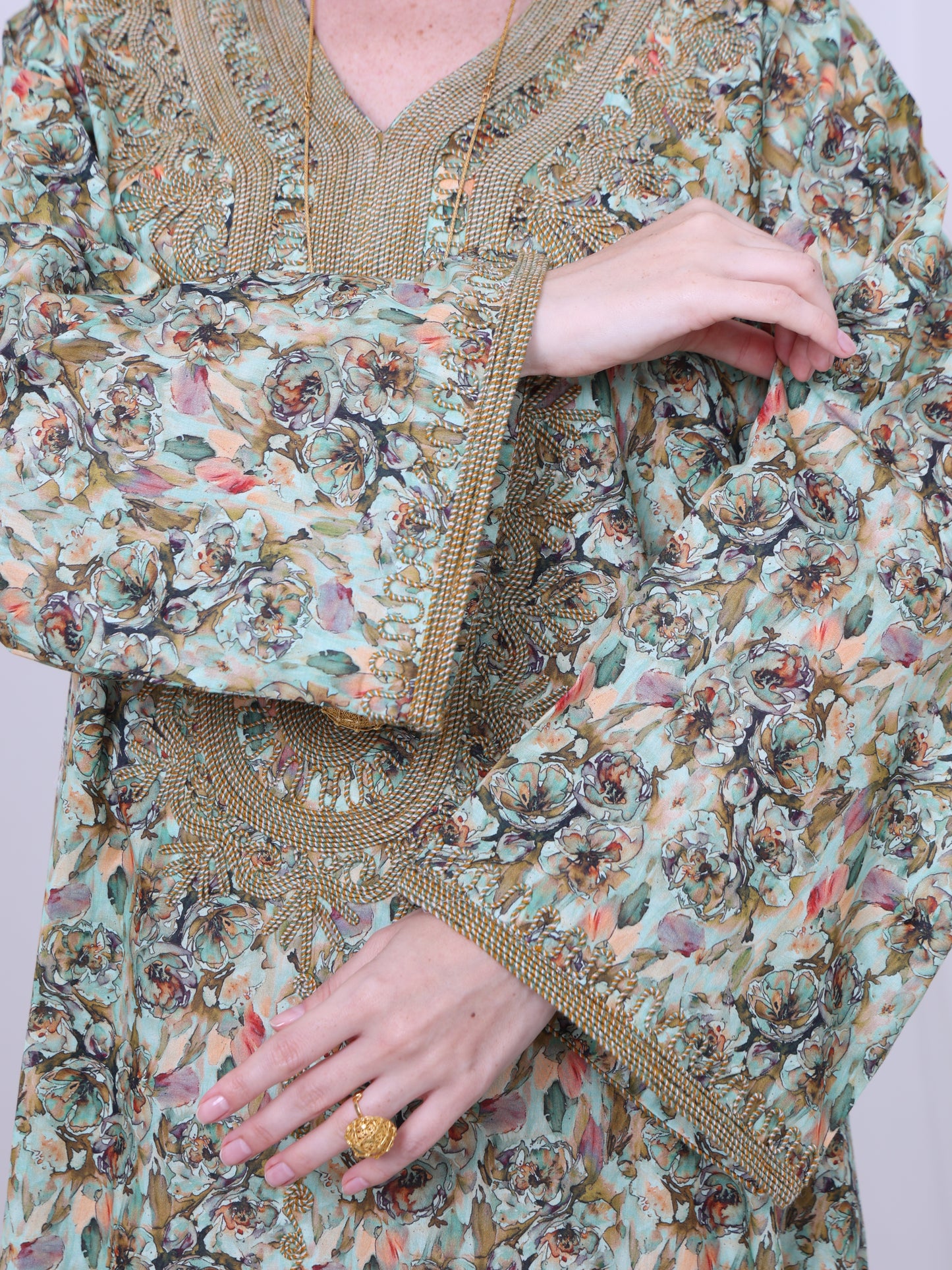 Olive Meadow Kaftan