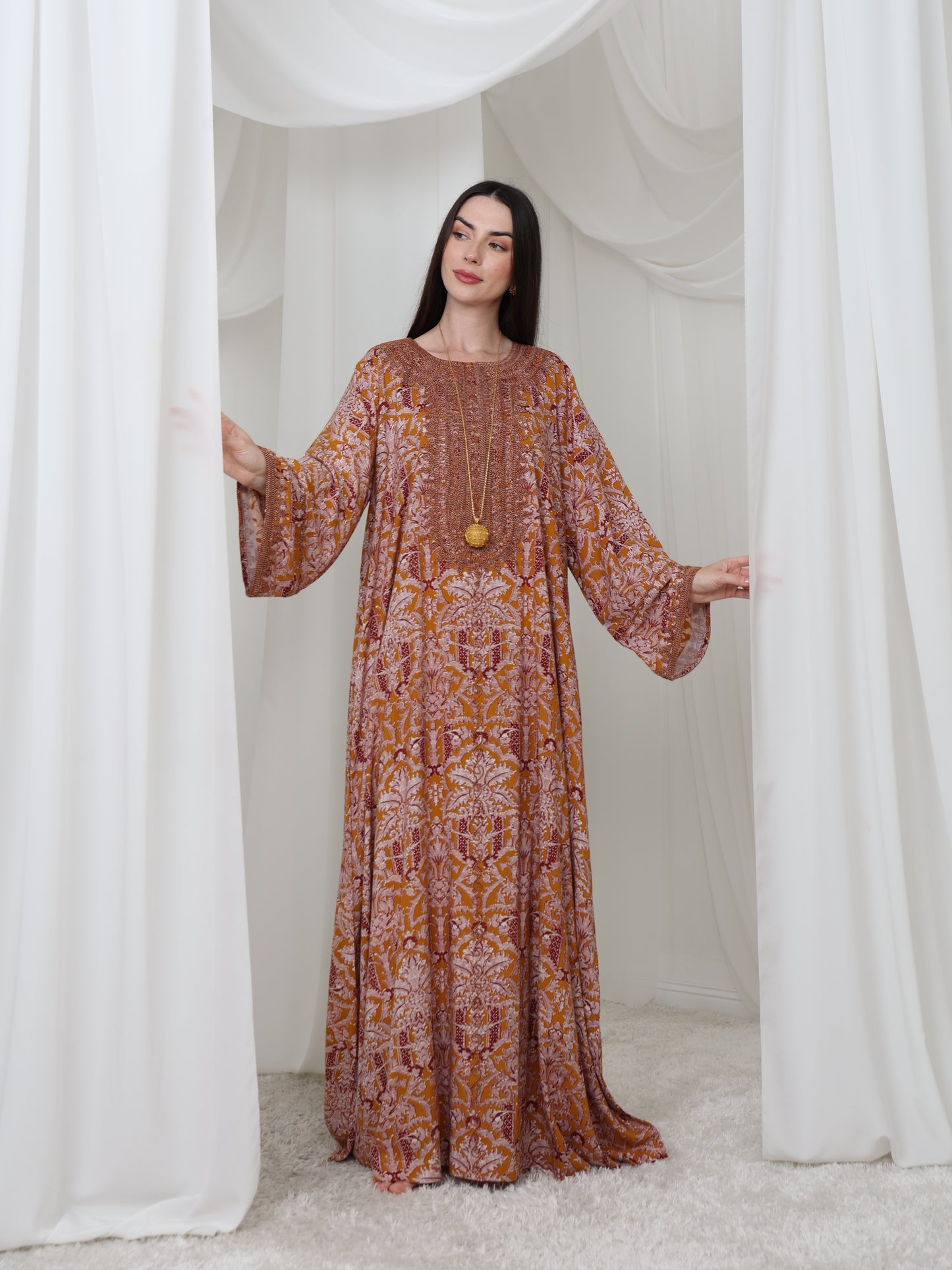 Amber Paisley Kaftan
