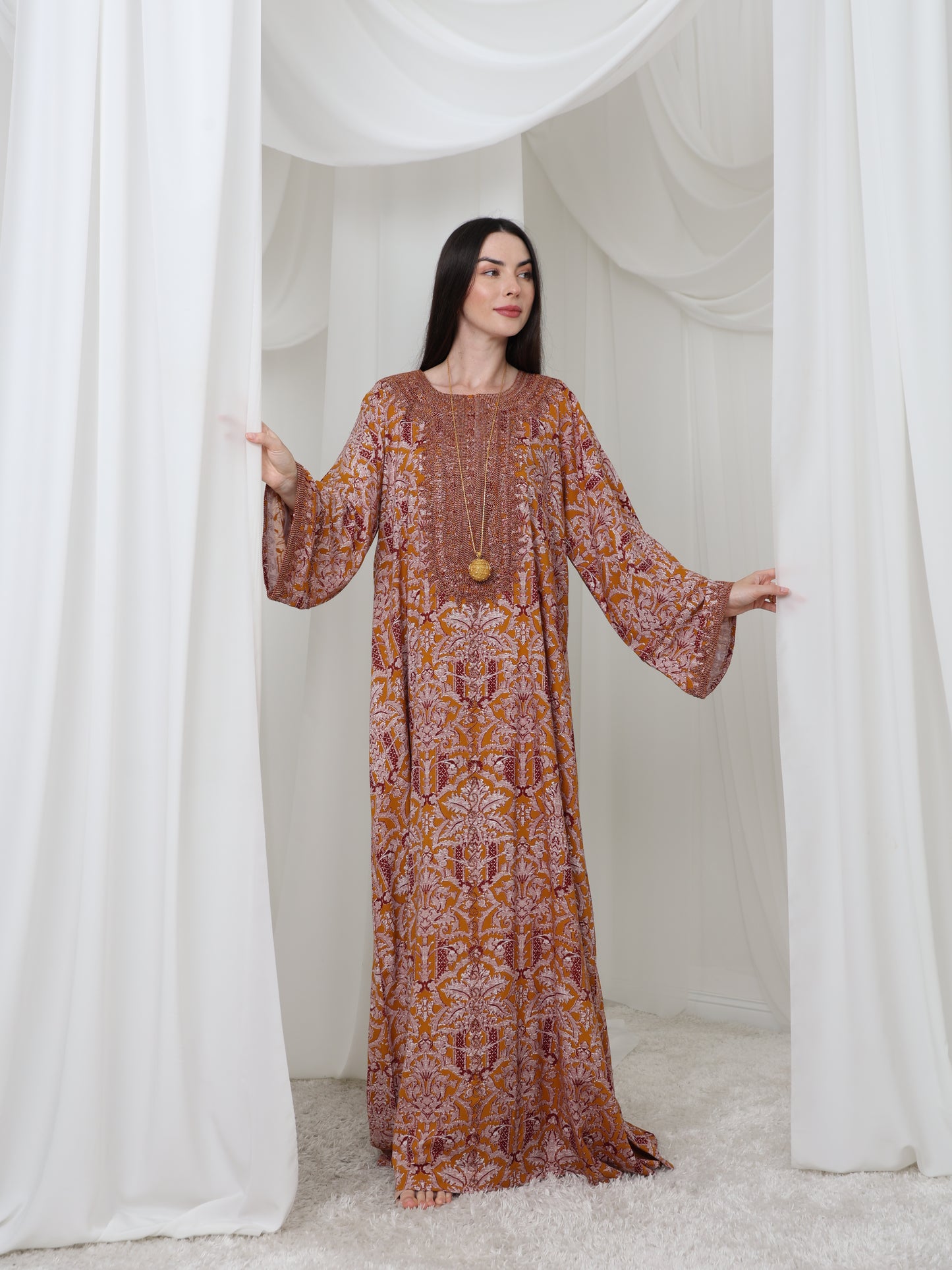 Amber Paisley Kaftan