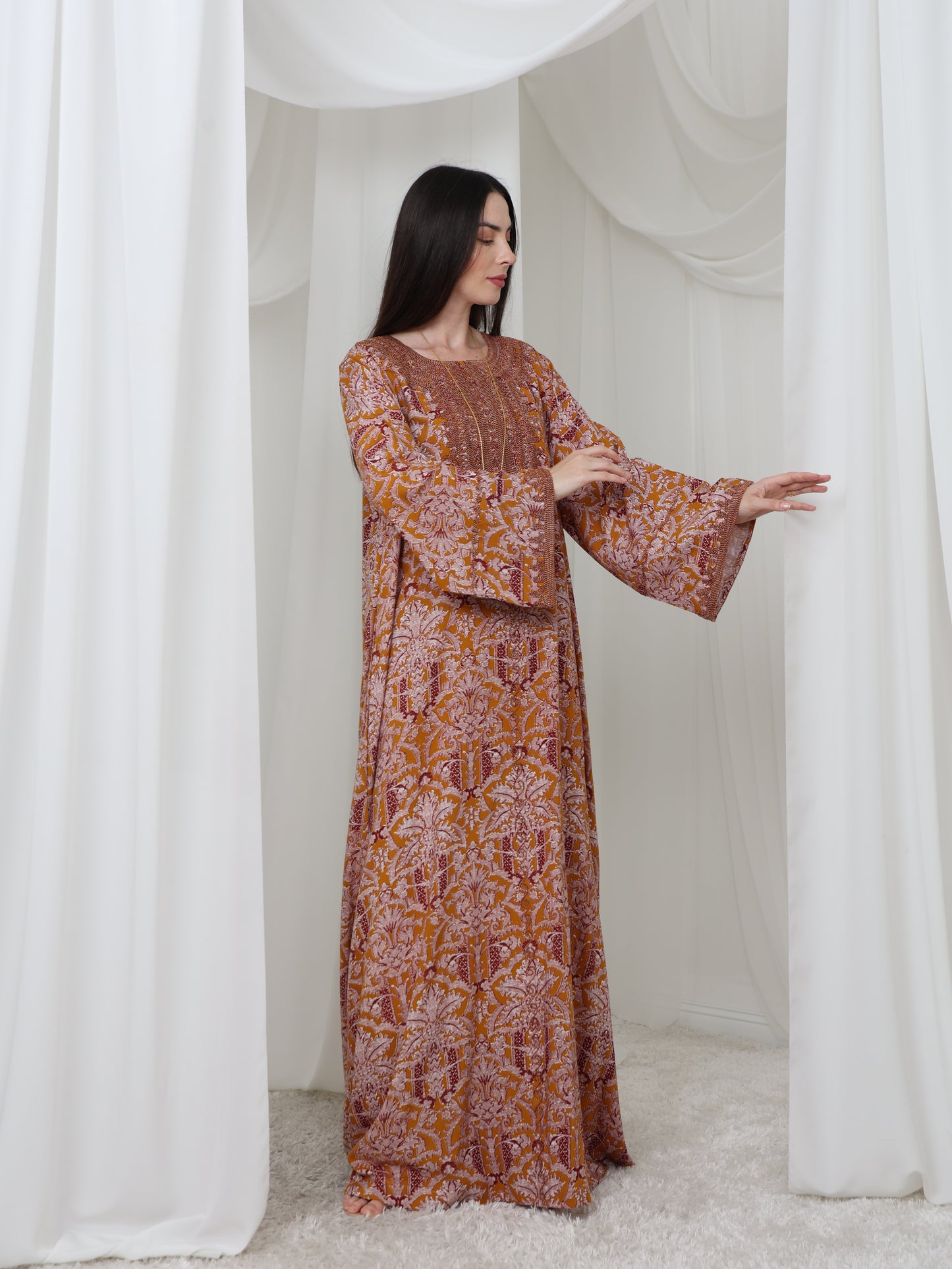 Amber Paisley Kaftan