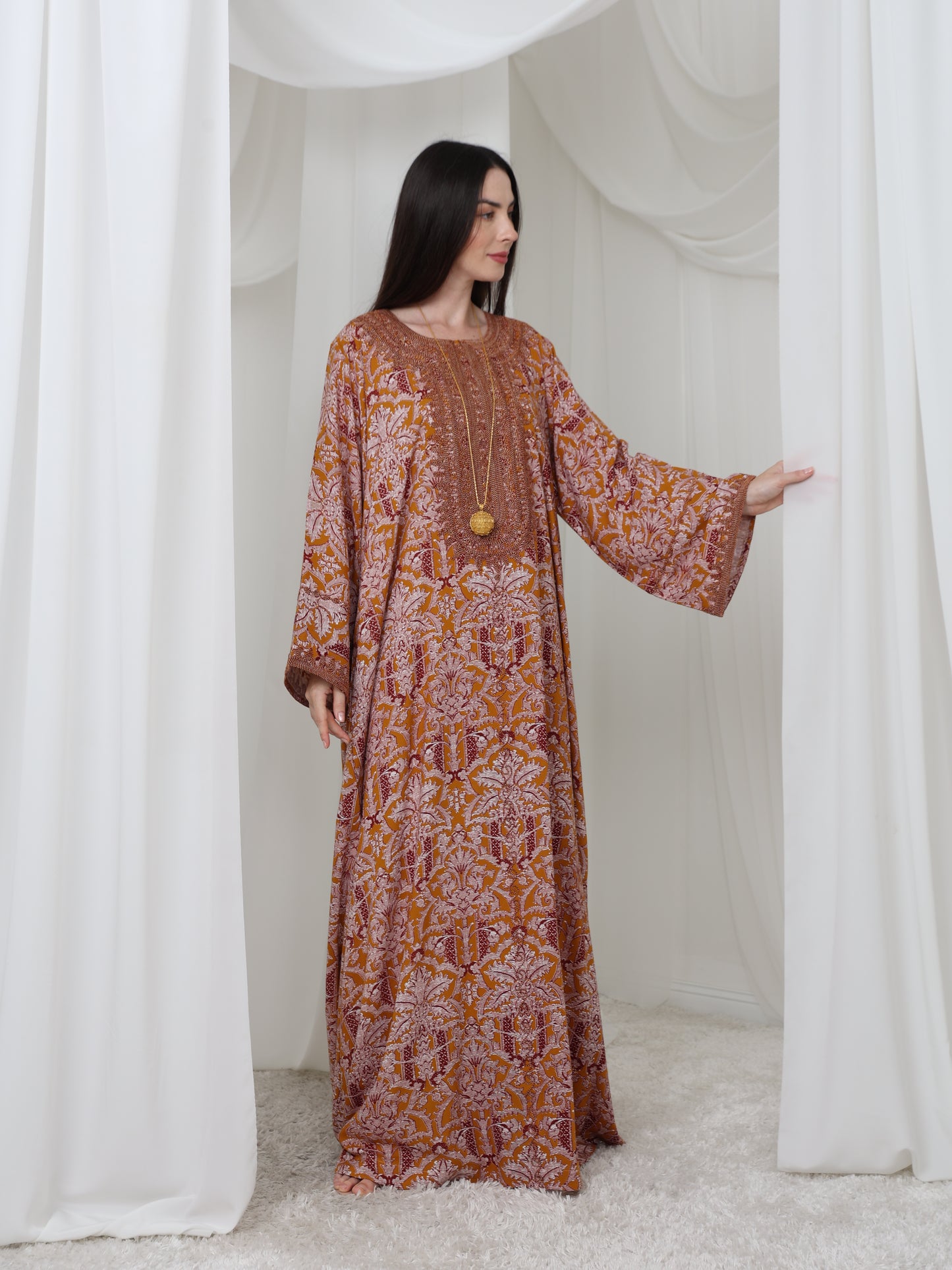 Amber Paisley Kaftan