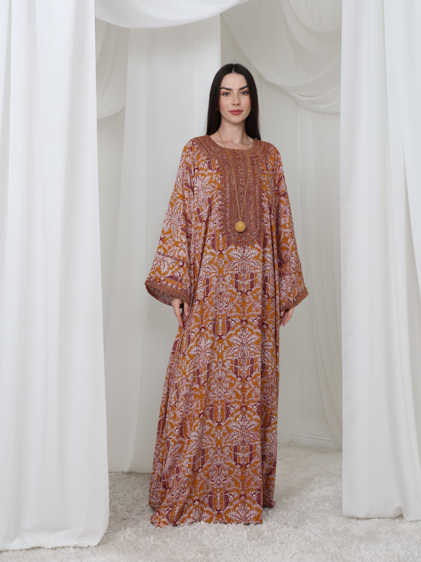 Amber Paisley Kaftan