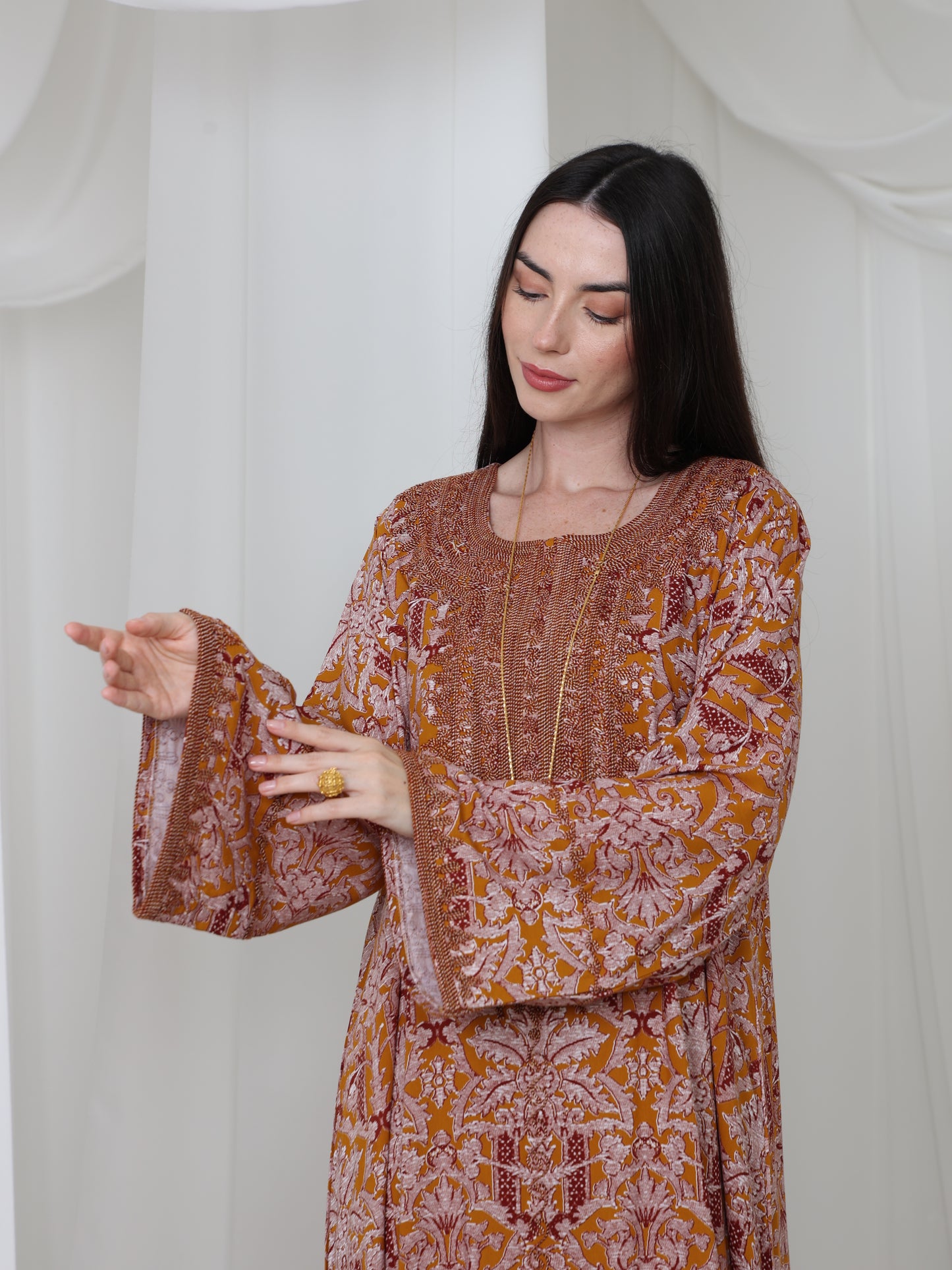 Amber Paisley Kaftan