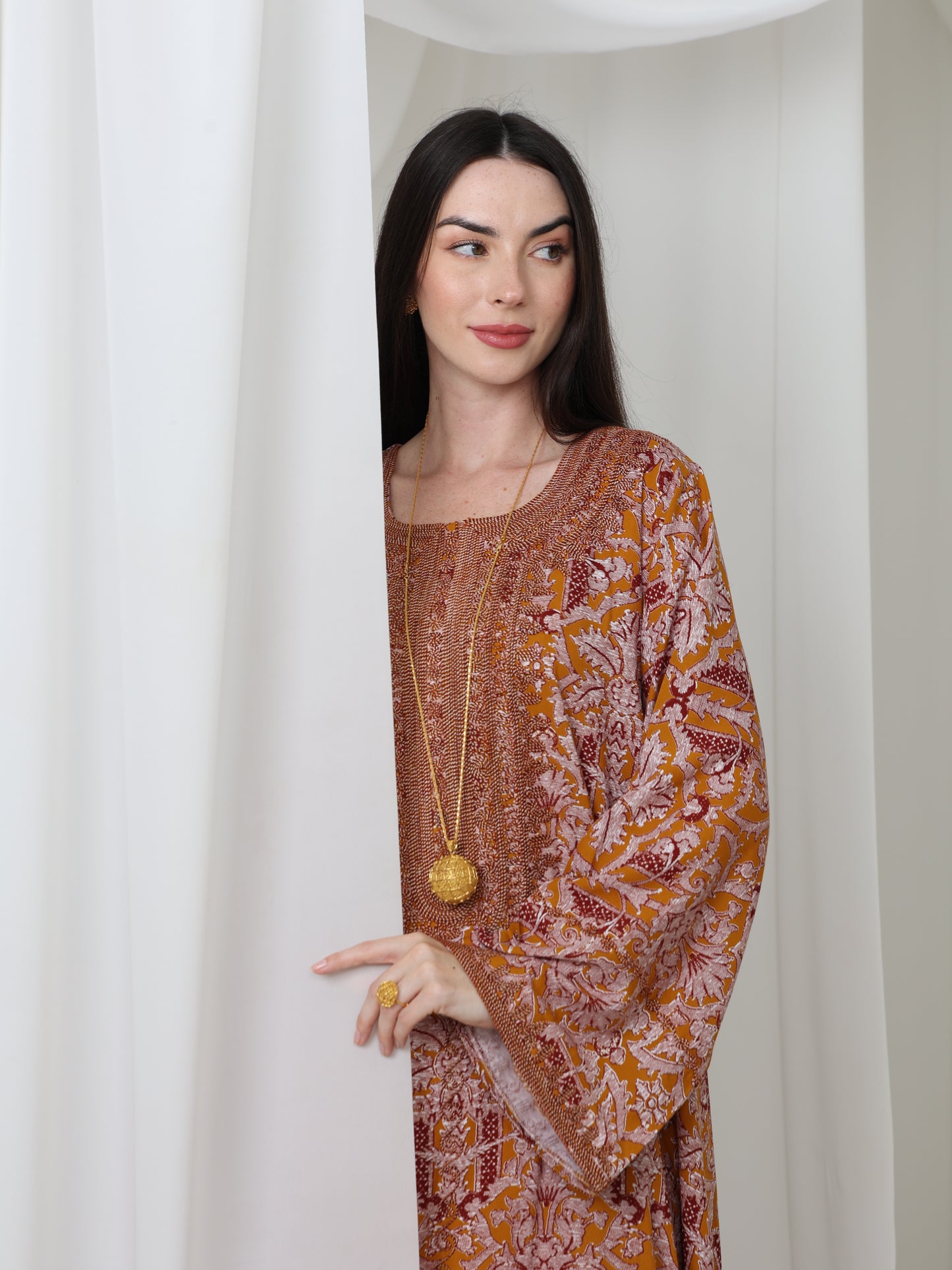 Amber Paisley Kaftan