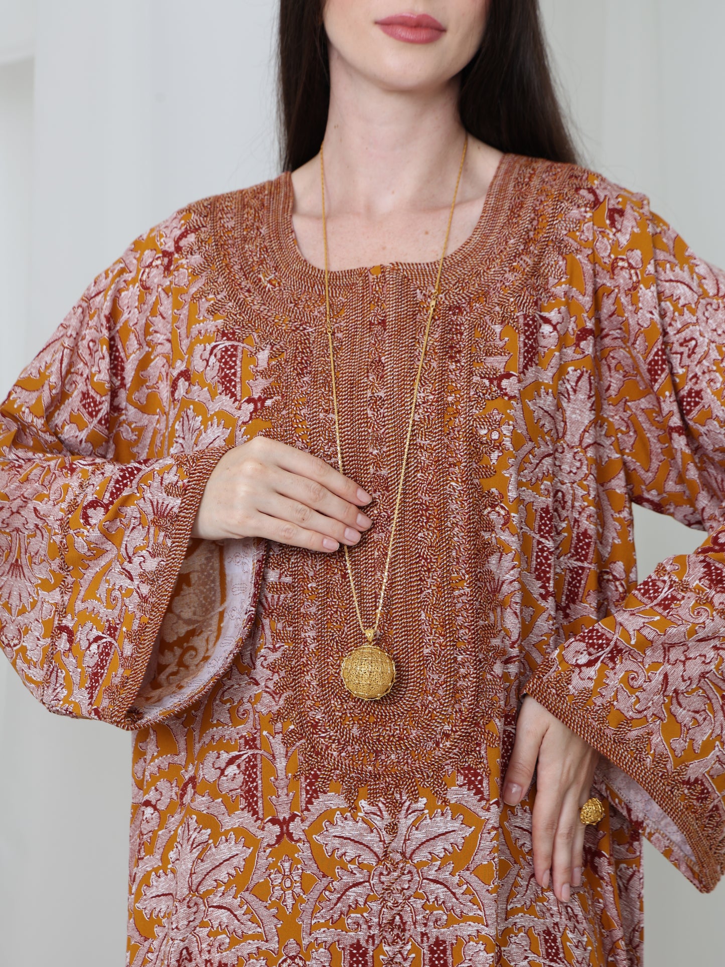 Amber Paisley Kaftan