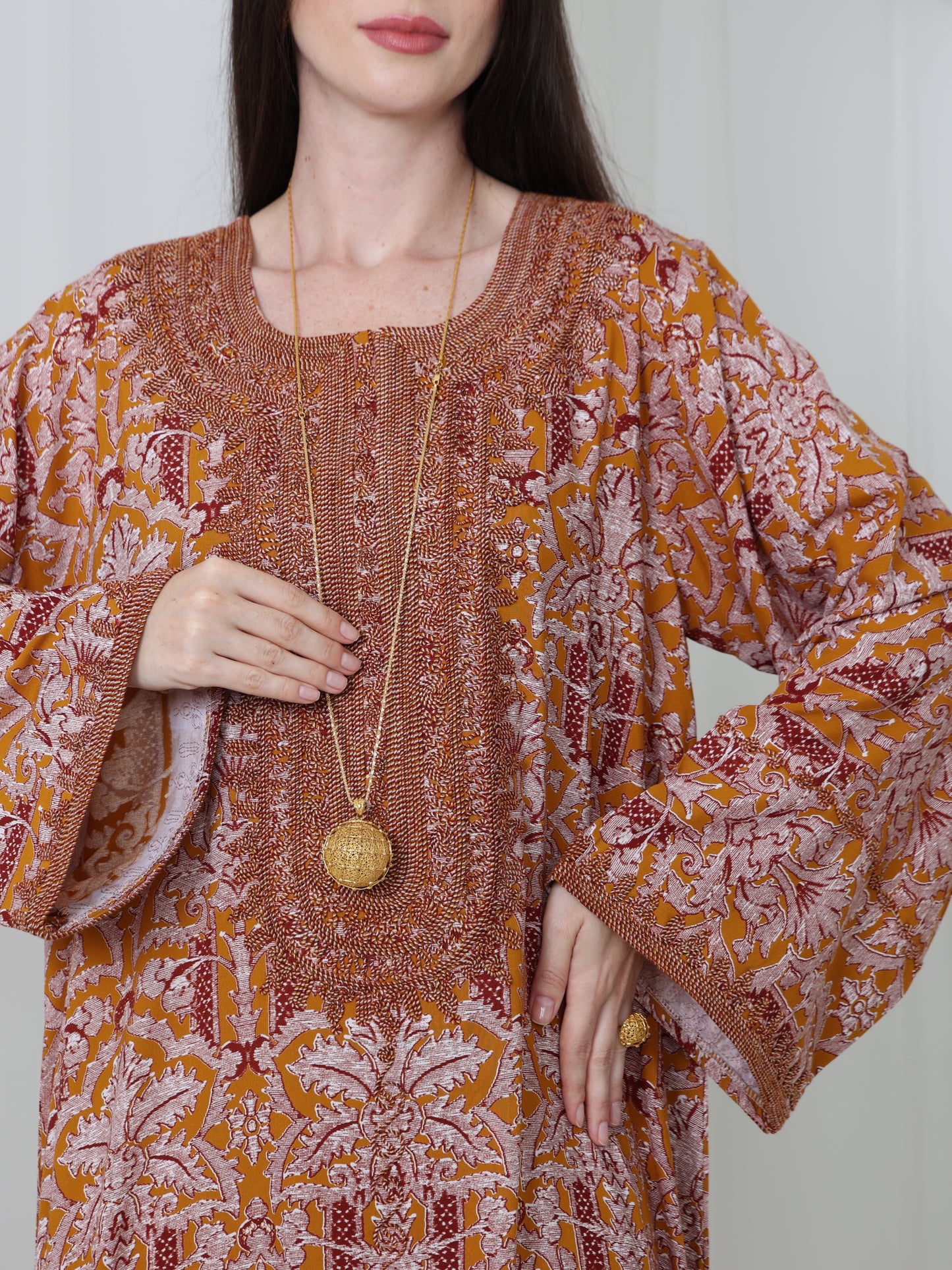 Amber Paisley Kaftan