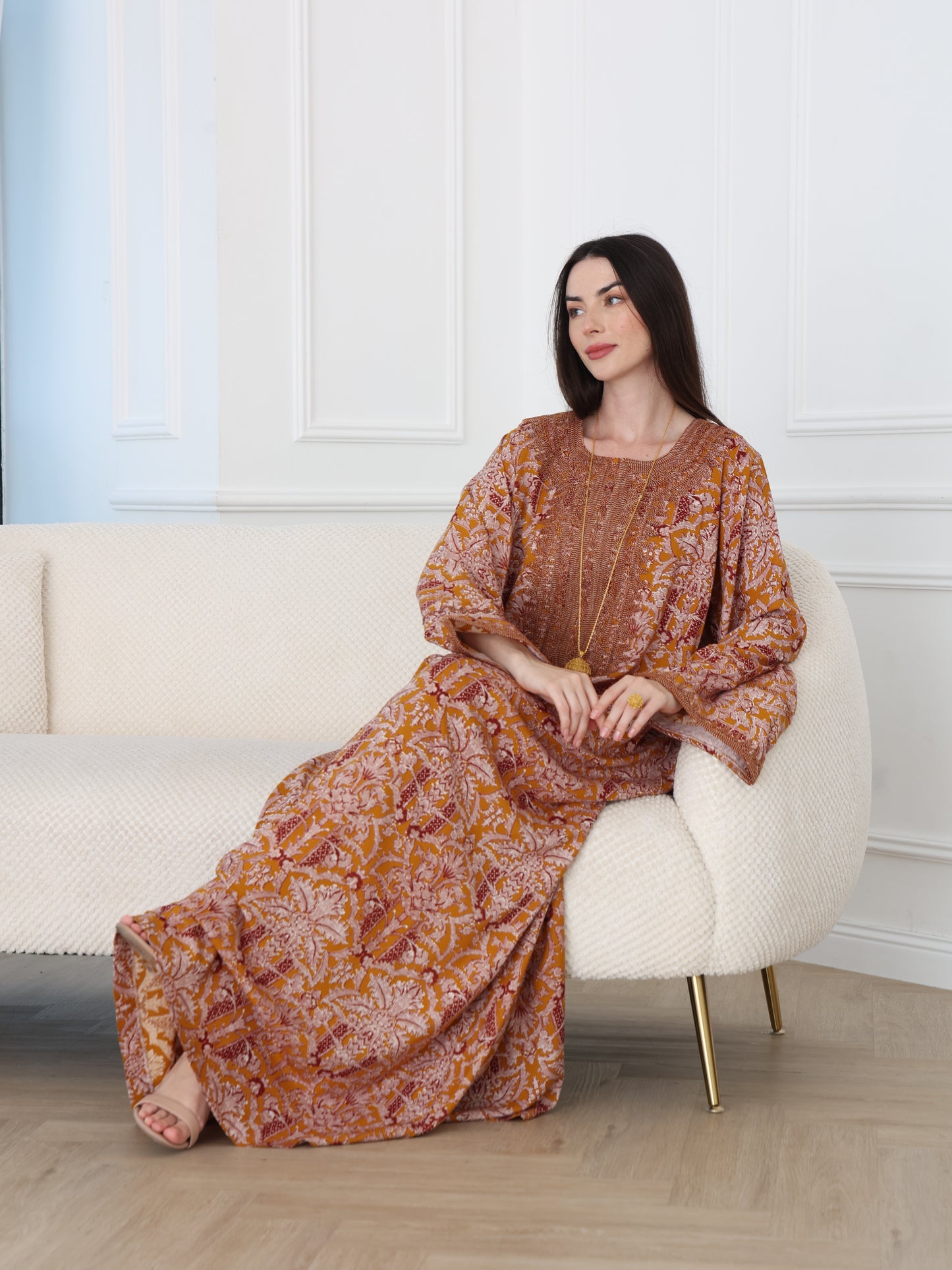 Amber Paisley Kaftan