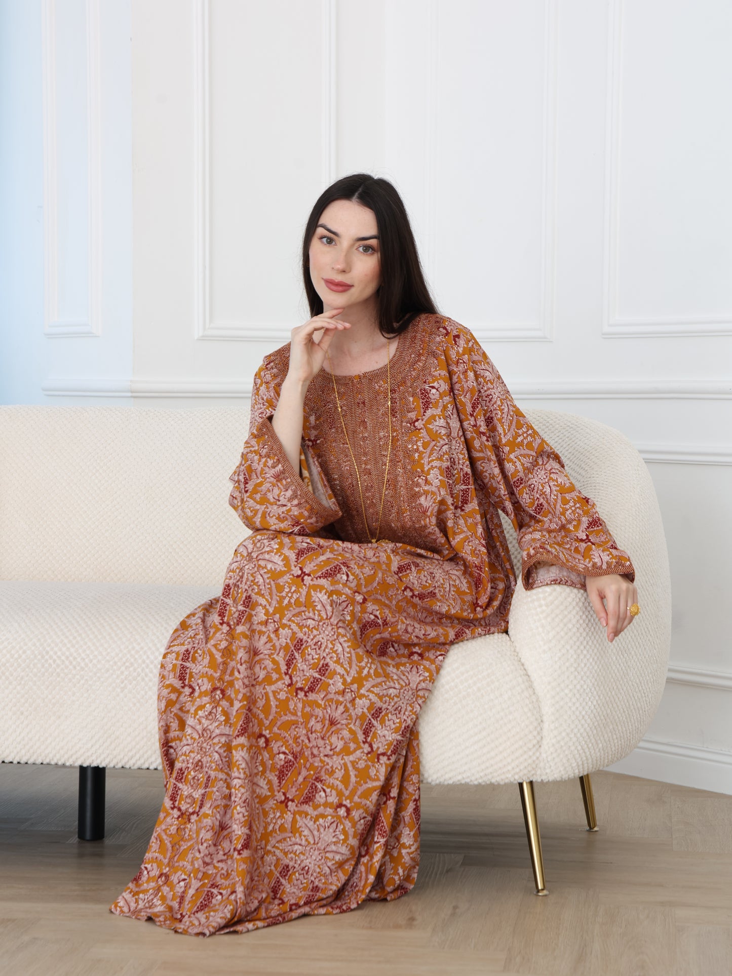 Amber Paisley Kaftan
