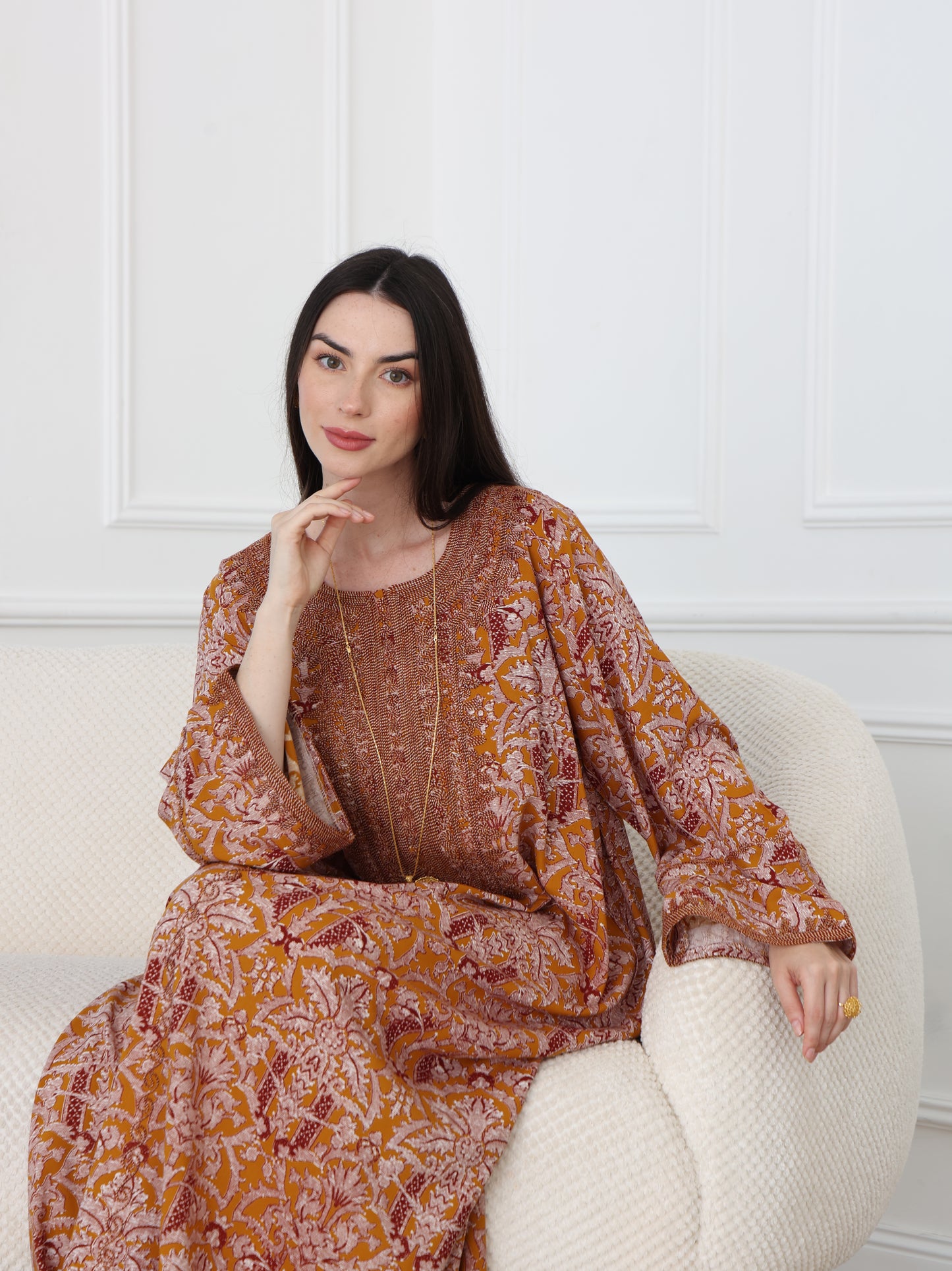 Amber Paisley Kaftan