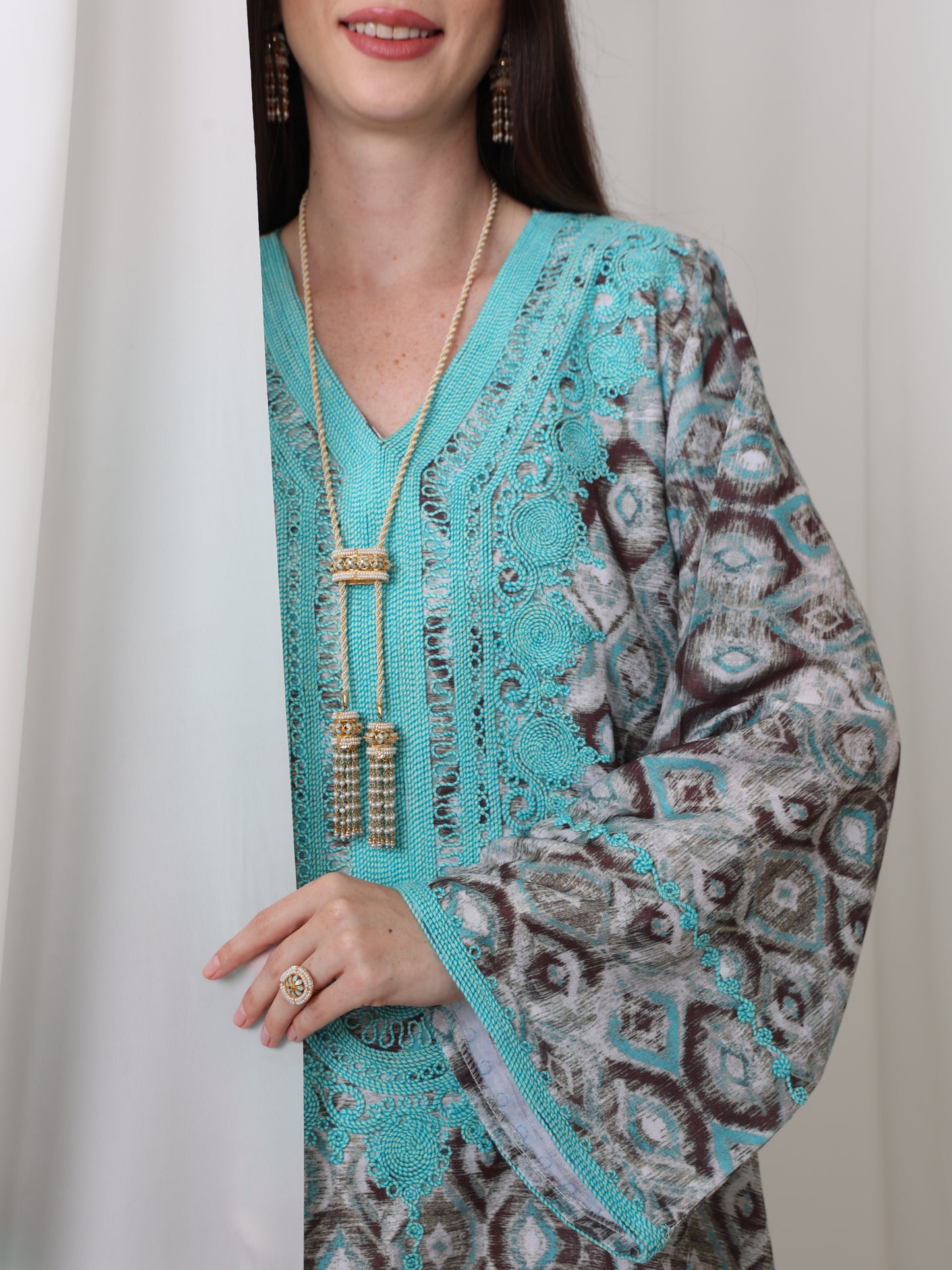 Bluebell Meadow Kaftan
