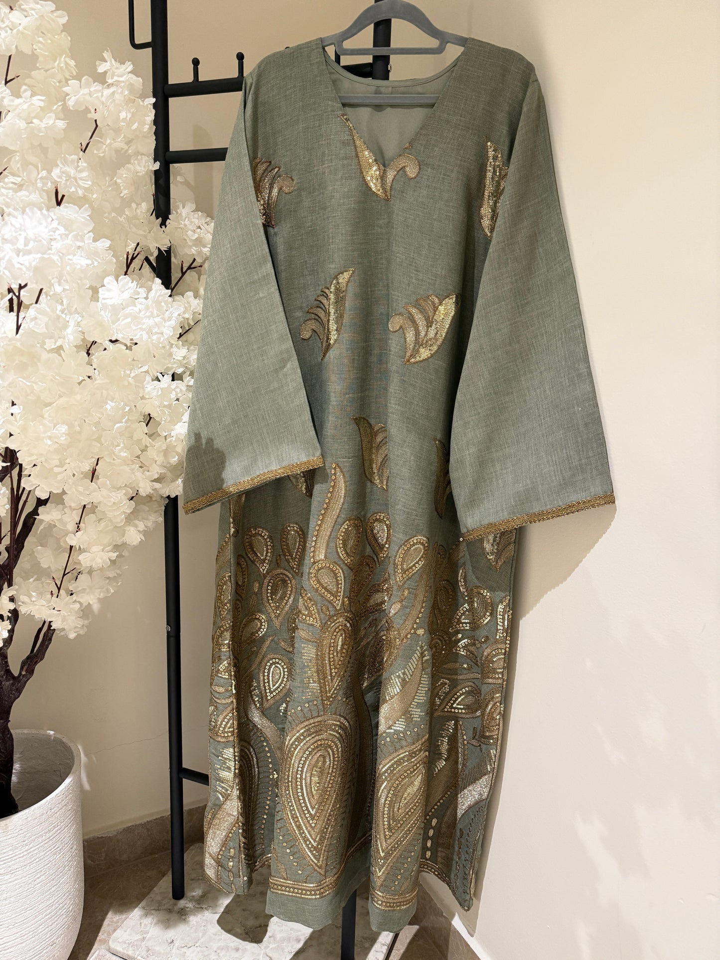 Gilded Sage Green