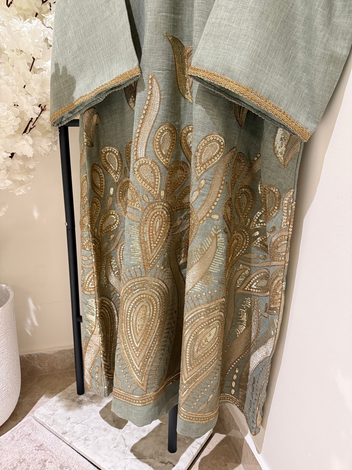 Gilded Sage Green