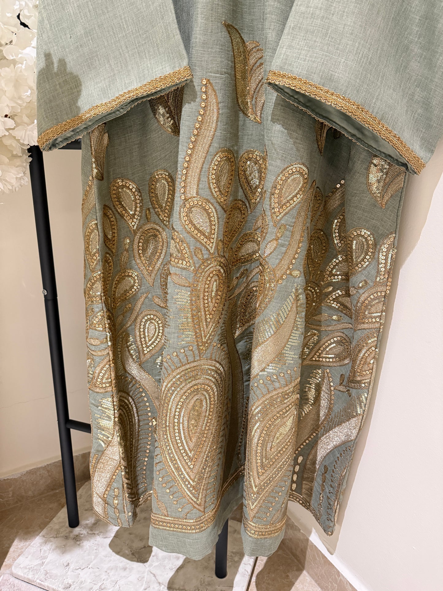 Gilded Sage Green