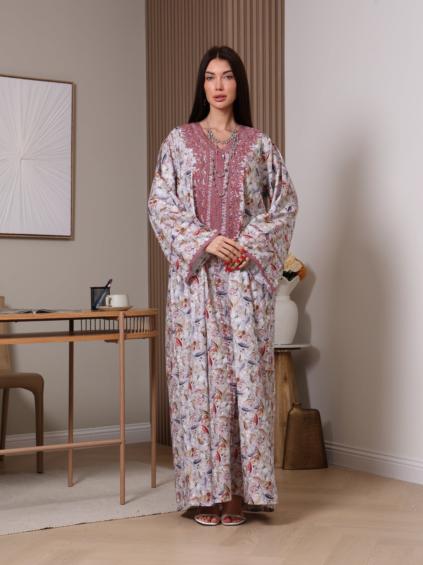 Dusty Rose Enchantment Kaftan