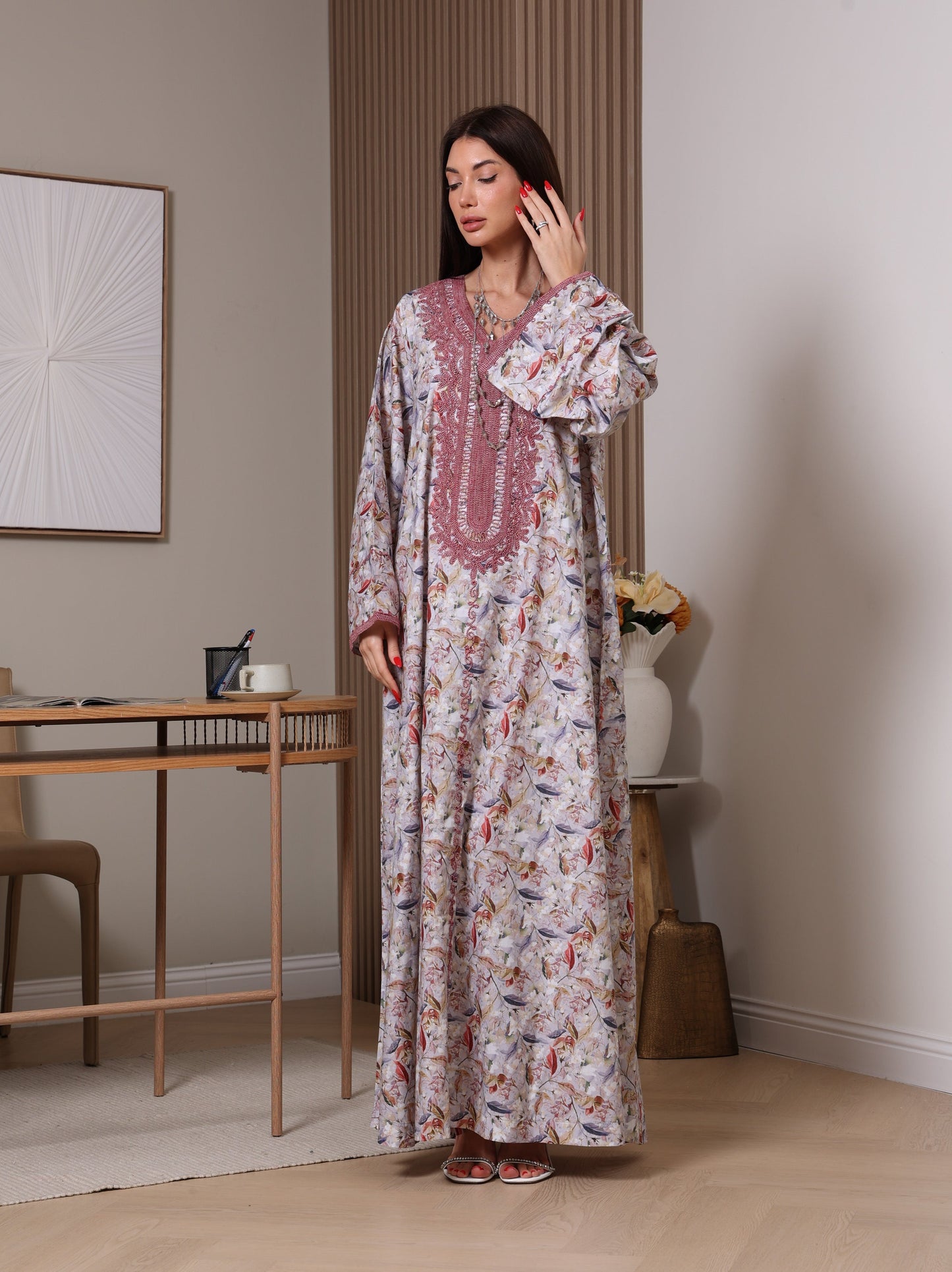 Dusty Rose Enchantment Kaftan