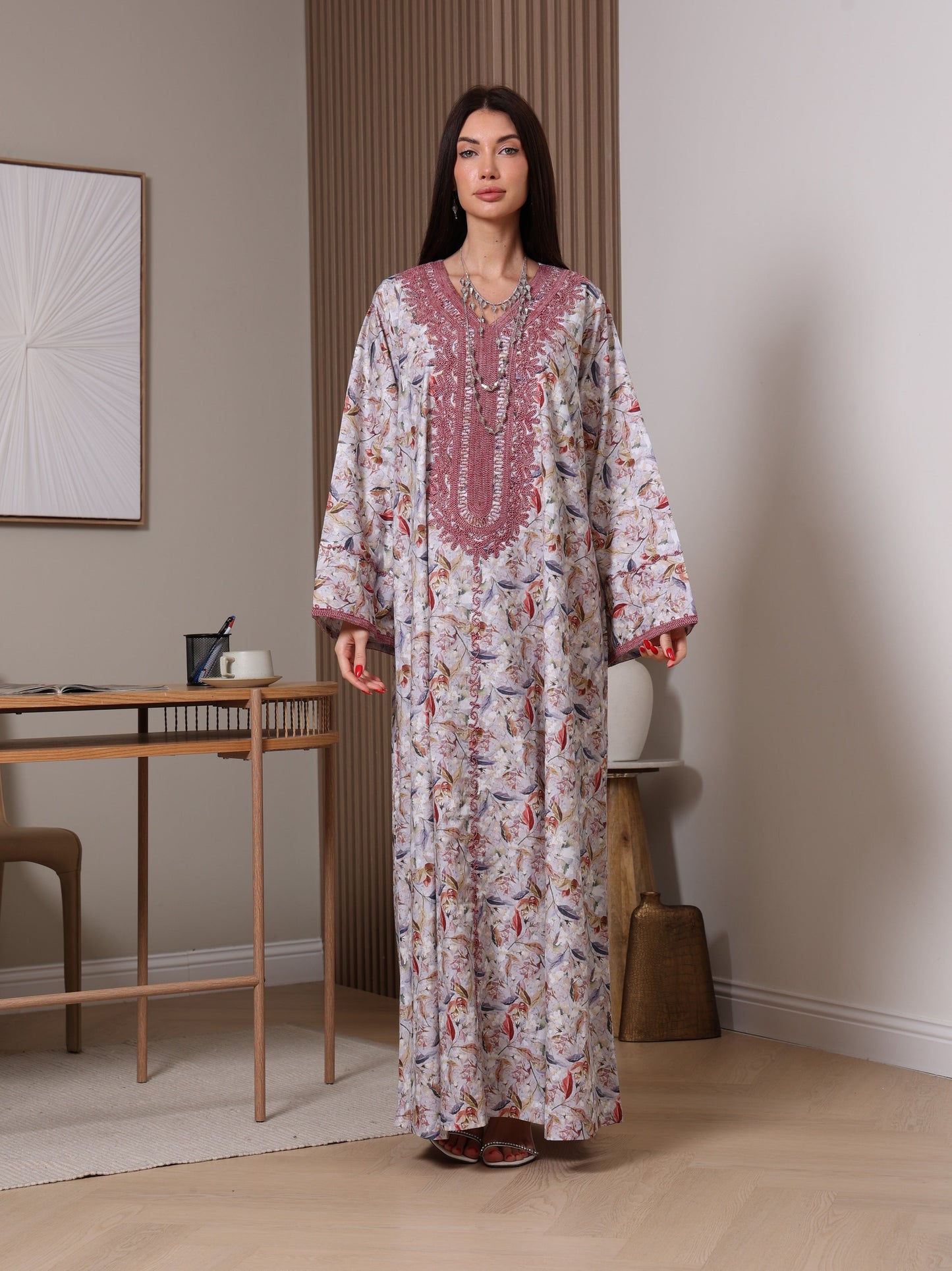 Dusty Rose Enchantment Kaftan