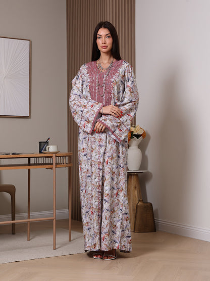 Dusty Rose Enchantment Kaftan