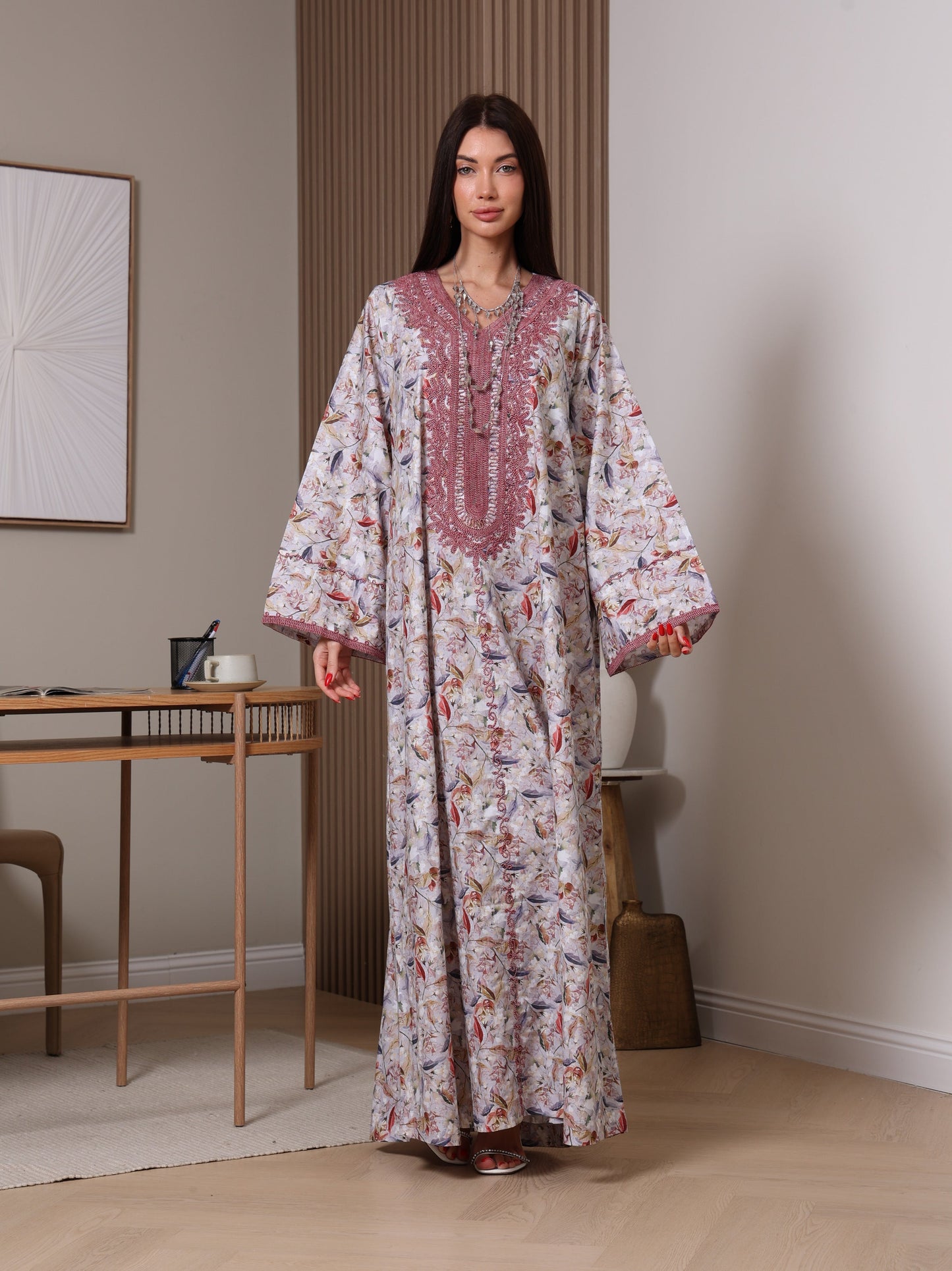 Dusty Rose Enchantment Kaftan