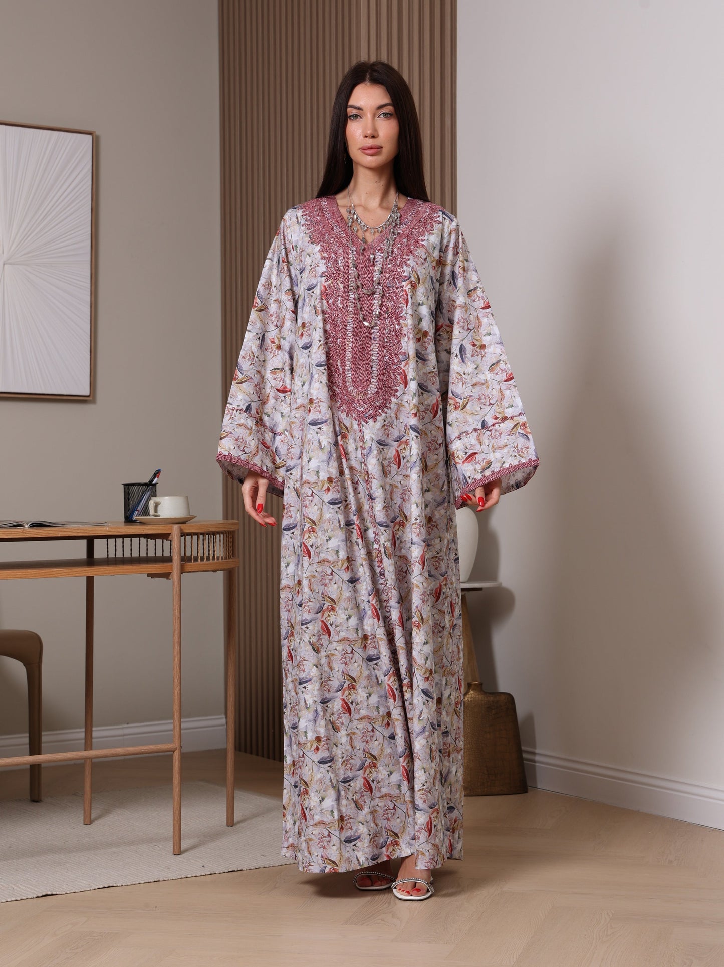 Dusty Rose Enchantment Kaftan
