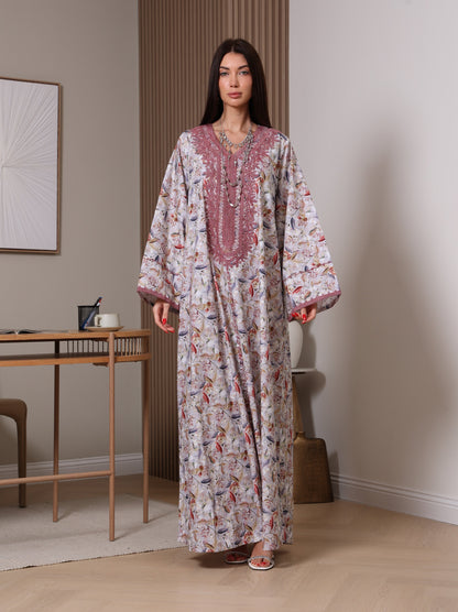 Dusty Rose Enchantment Kaftan