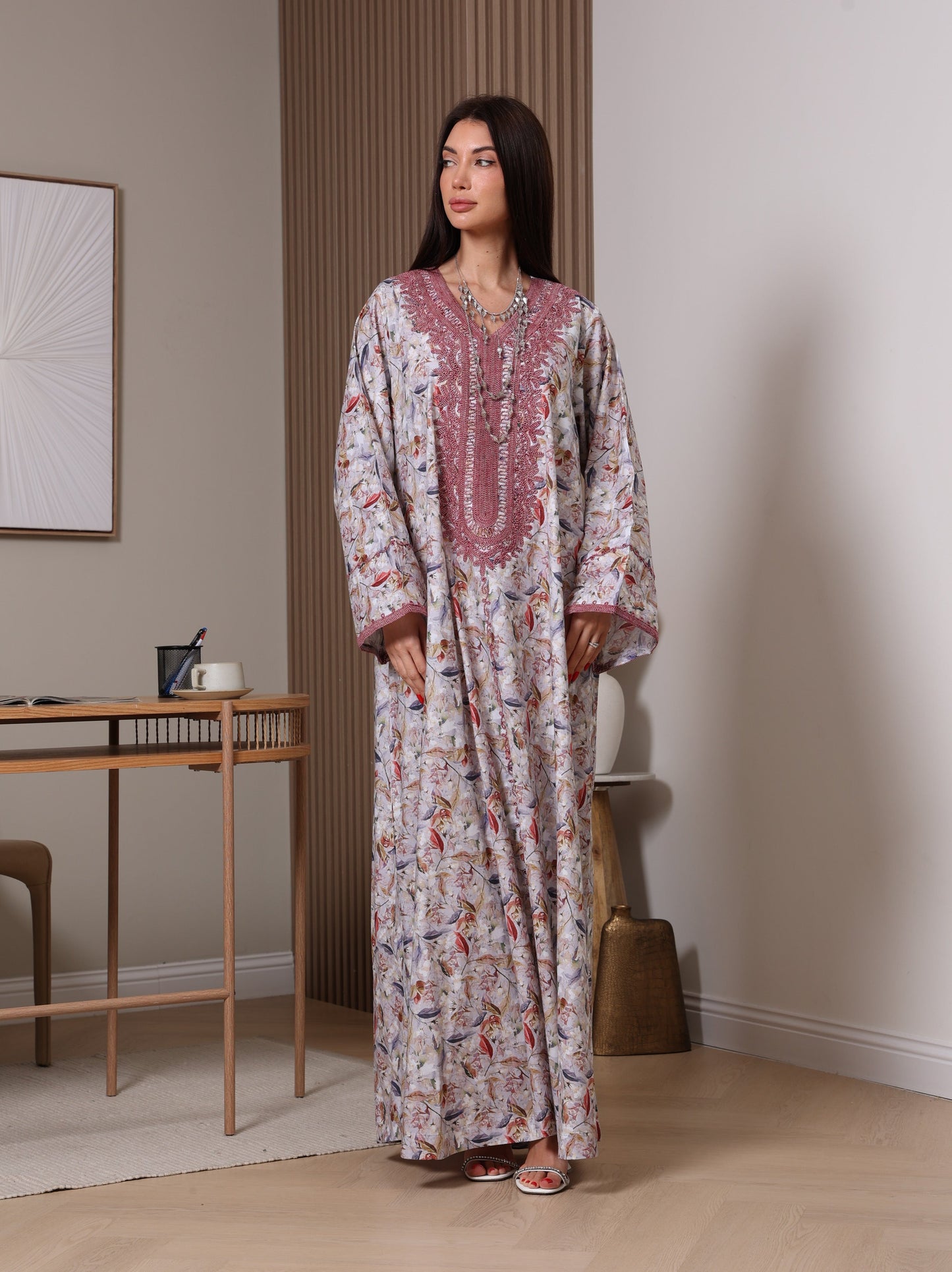 Dusty Rose Enchantment Kaftan