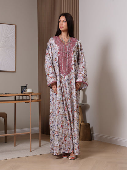 Dusty Rose Enchantment Kaftan