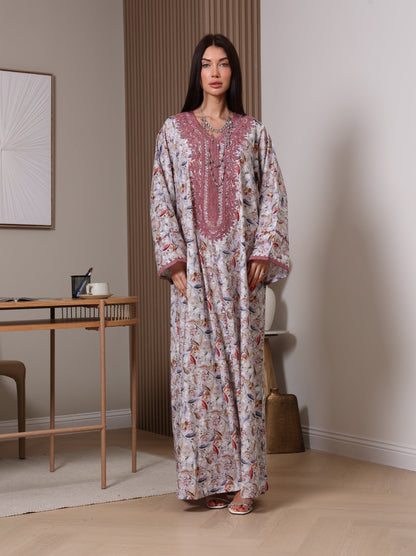 Dusty Rose Enchantment Kaftan