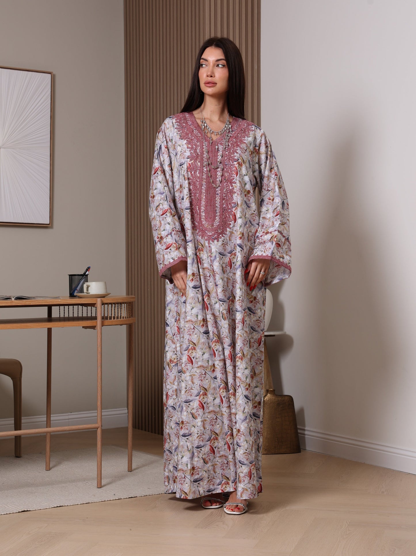 Dusty Rose Enchantment Kaftan