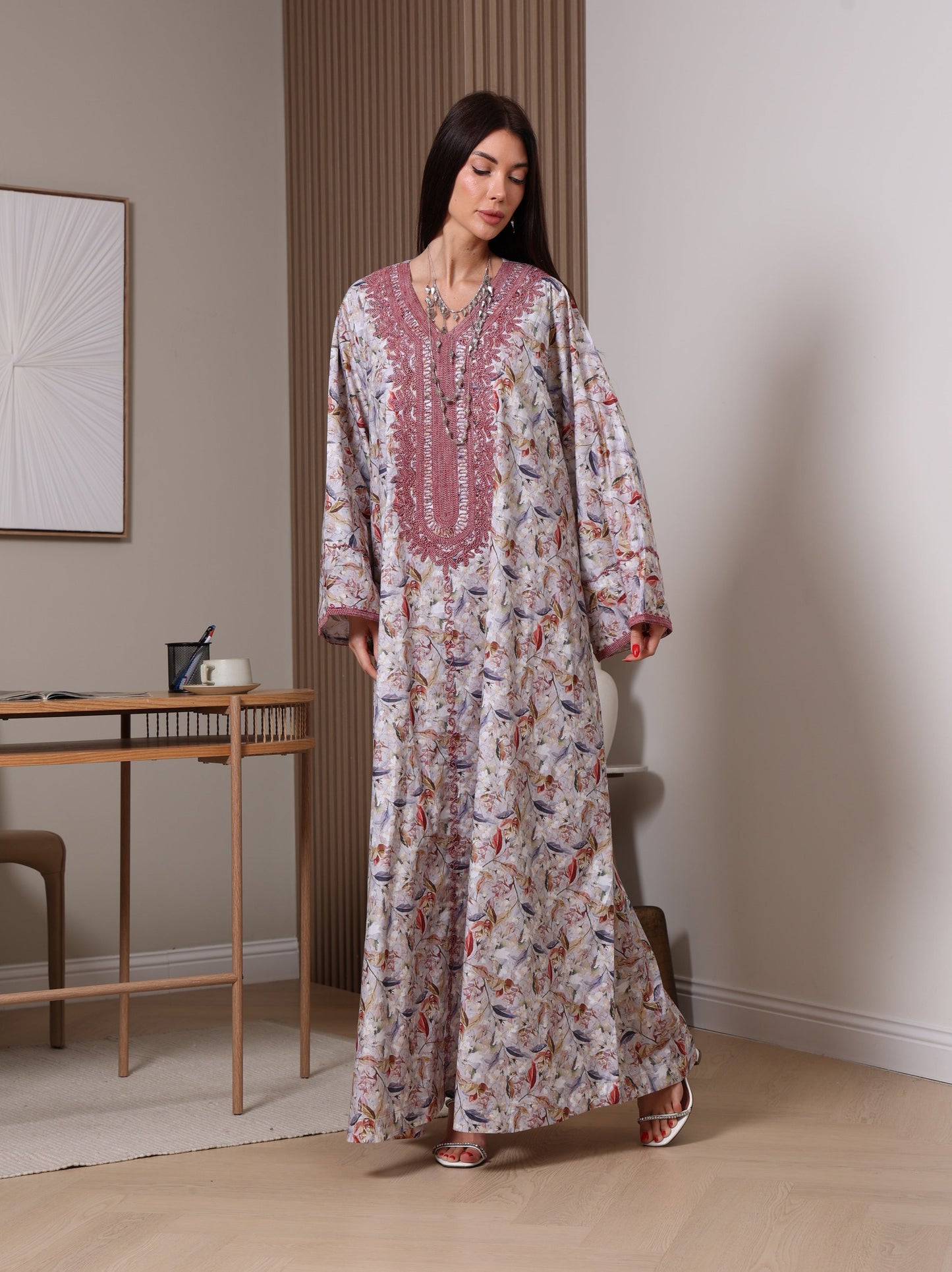 Dusty Rose Enchantment Kaftan