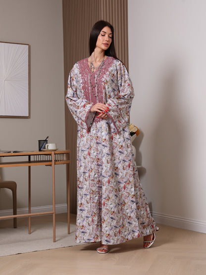 Dusty Rose Enchantment Kaftan