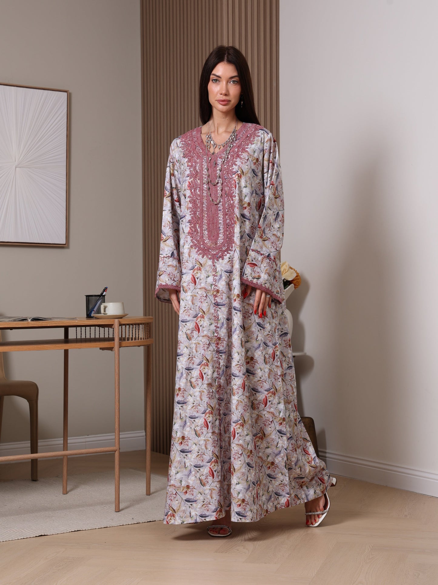 Dusty Rose Enchantment Kaftan
