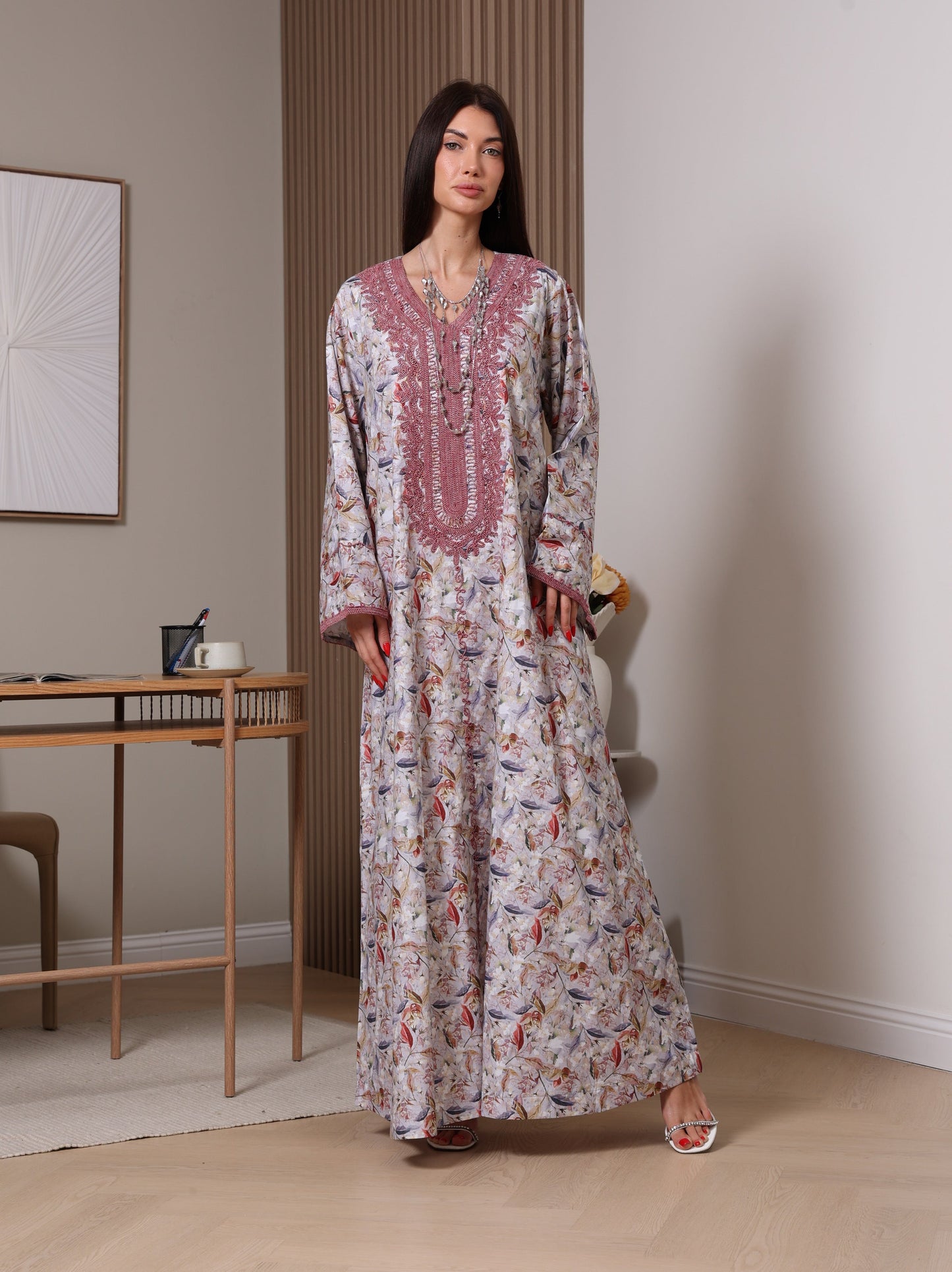 Dusty Rose Enchantment Kaftan