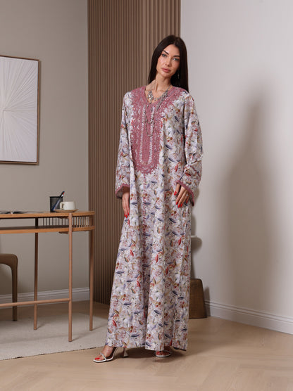 Dusty Rose Enchantment Kaftan