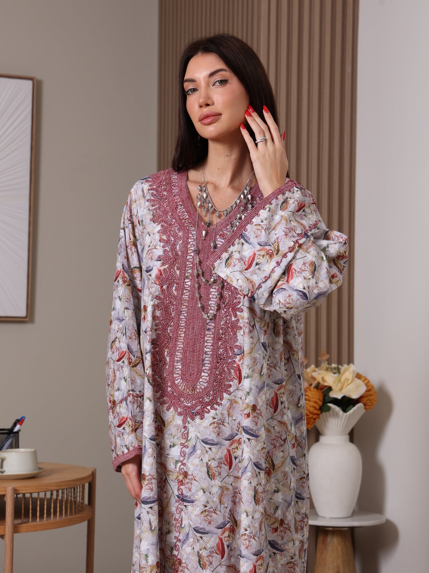 Dusty Rose Enchantment Kaftan
